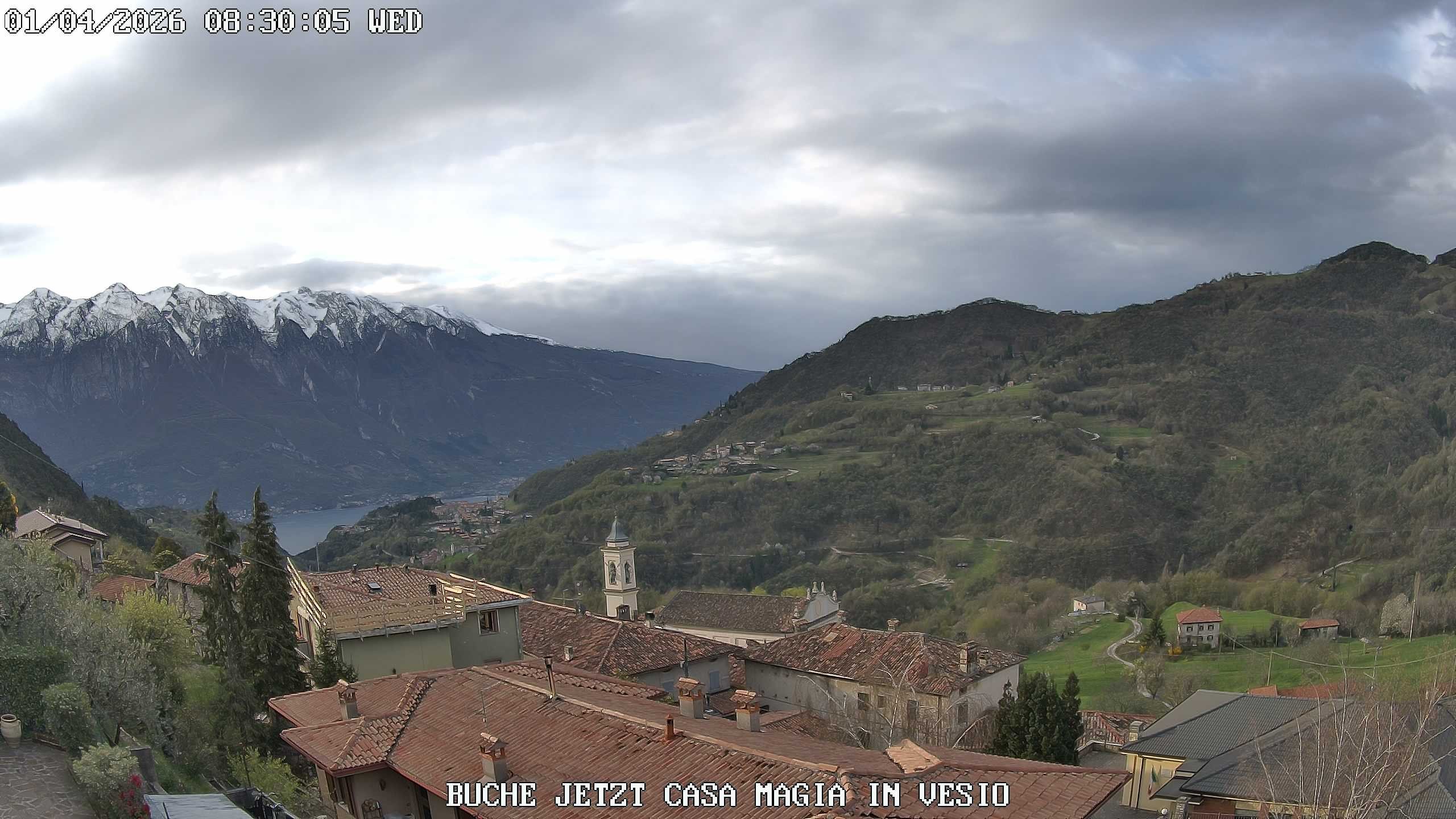 Archiv Foto Webcam Casa Magia in Vesio, Tremosine sul Garda