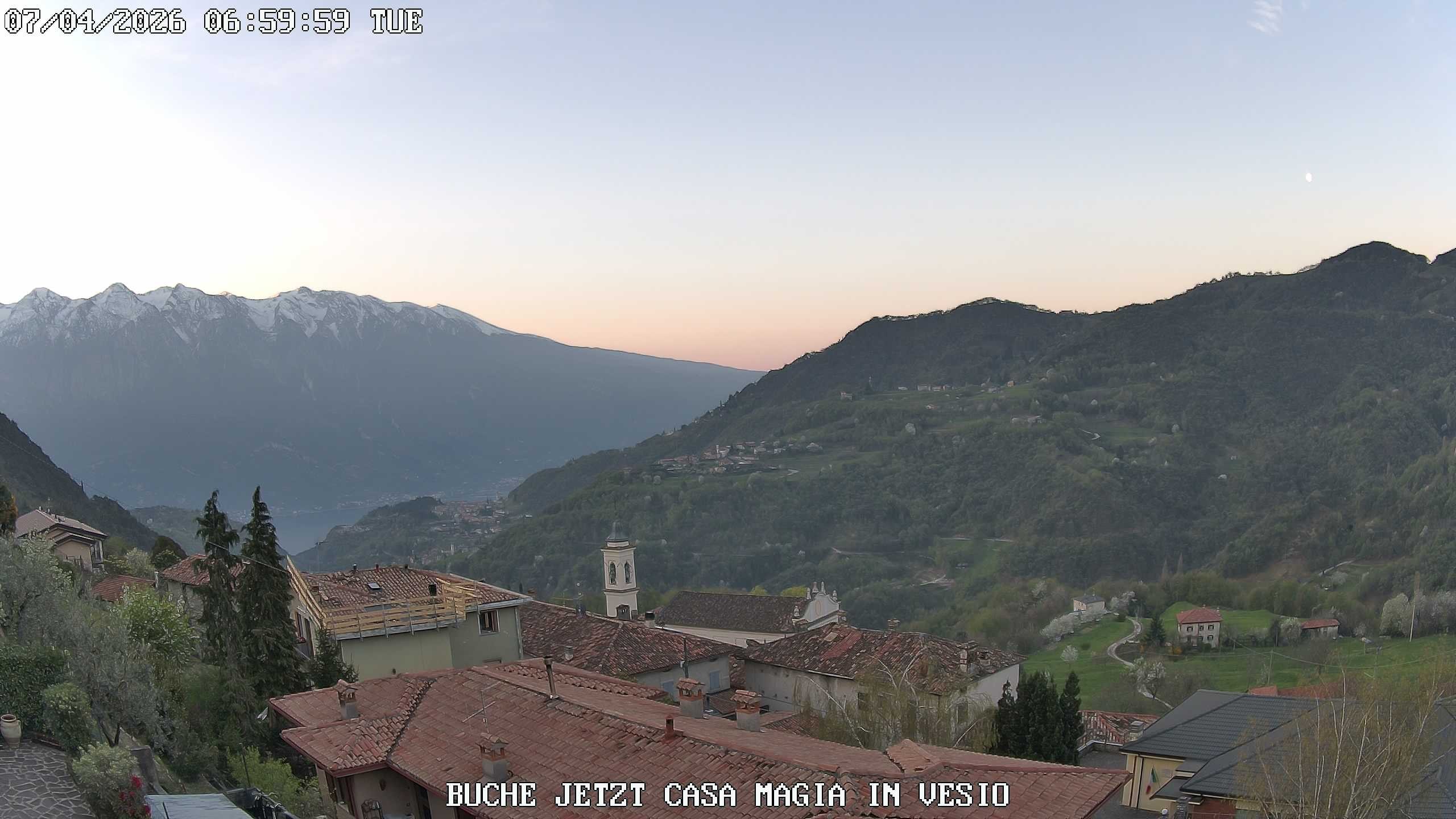 Archiv Foto Webcam Casa Magia in Vesio, Tremosine sul Garda