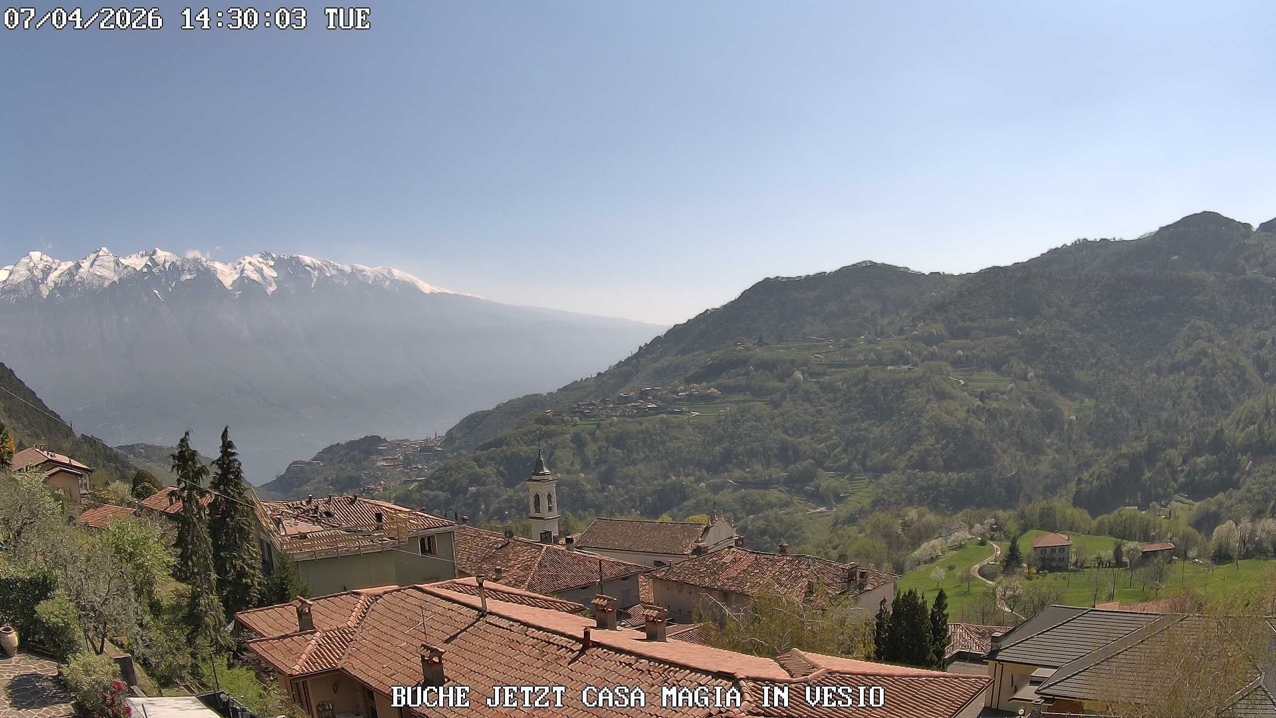 Archiv Foto Webcam Casa Magia in Vesio, Tremosine sul Garda