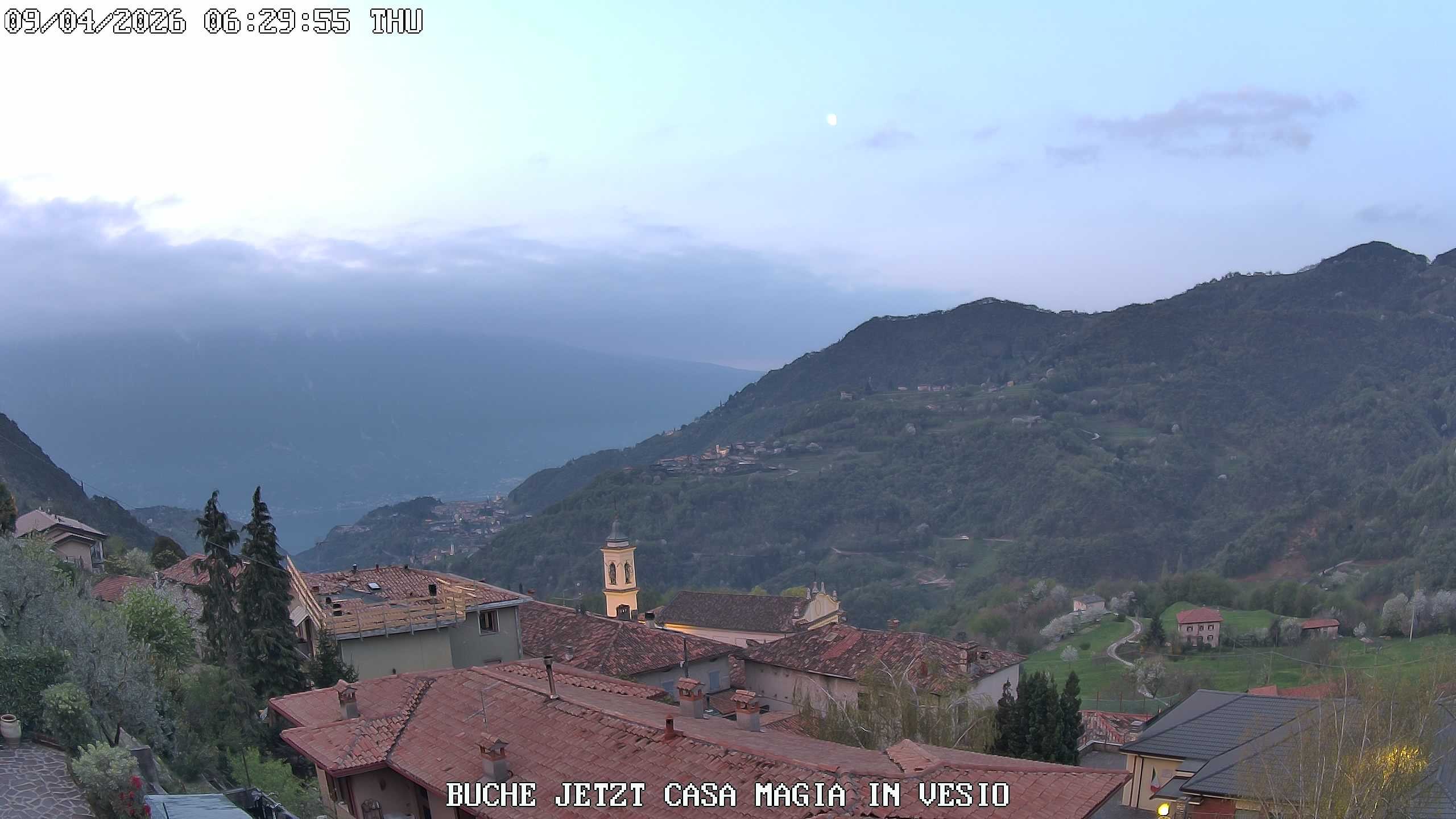 Archiv Foto Webcam Casa Magia in Vesio, Tremosine sul Garda