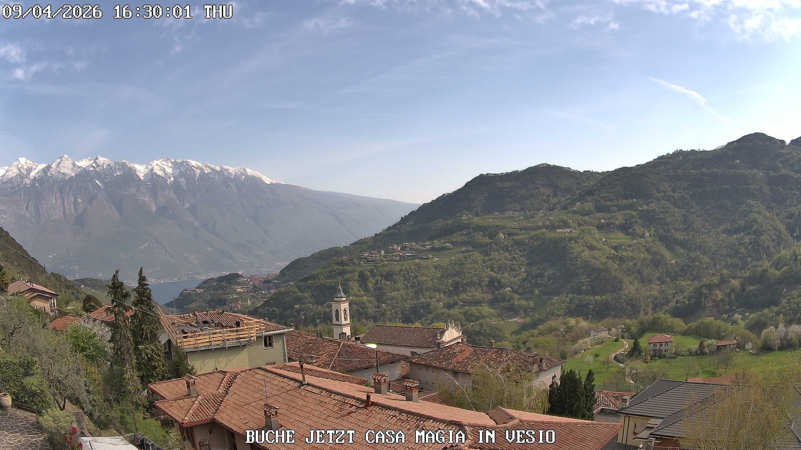 Archiv Foto Webcam Casa Magia in Vesio, Tremosine sul Garda