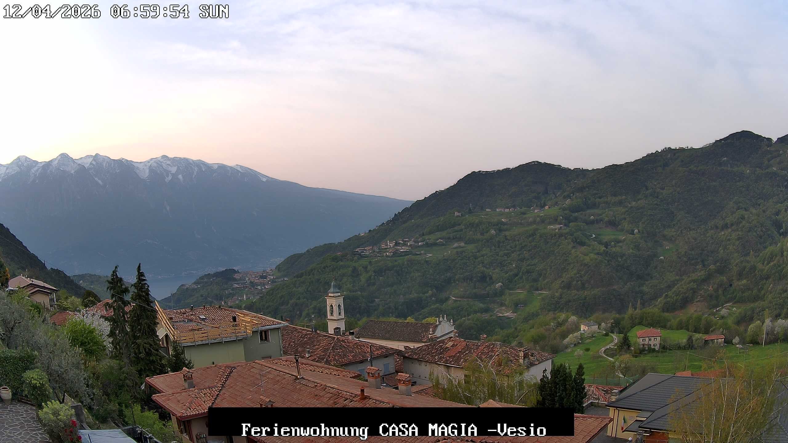 Archived image Webcam Lake Garda Casa Magia, Tremosine sul Garda
