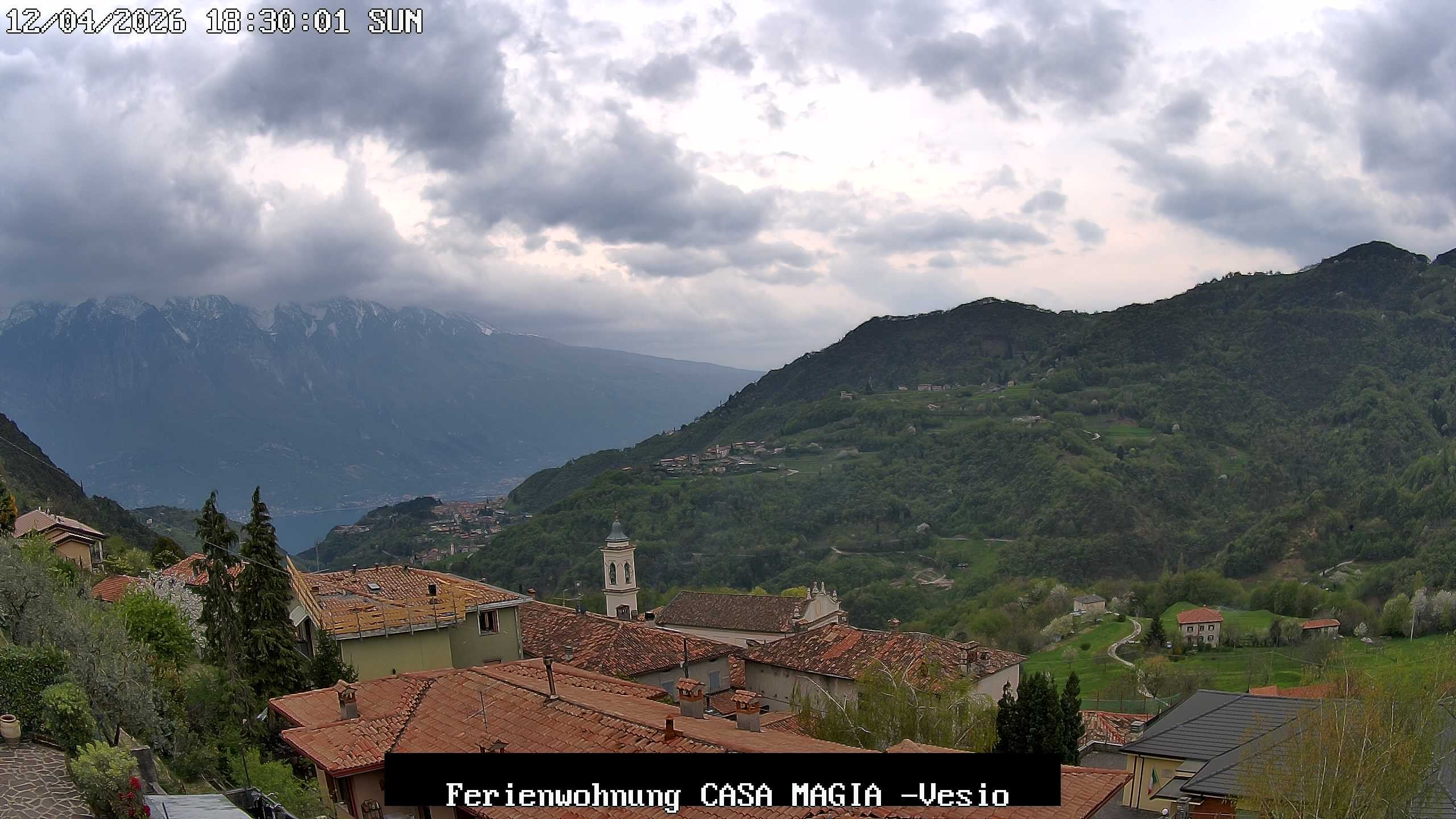 Archived image Webcam Lake Garda Casa Magia, Tremosine sul Garda