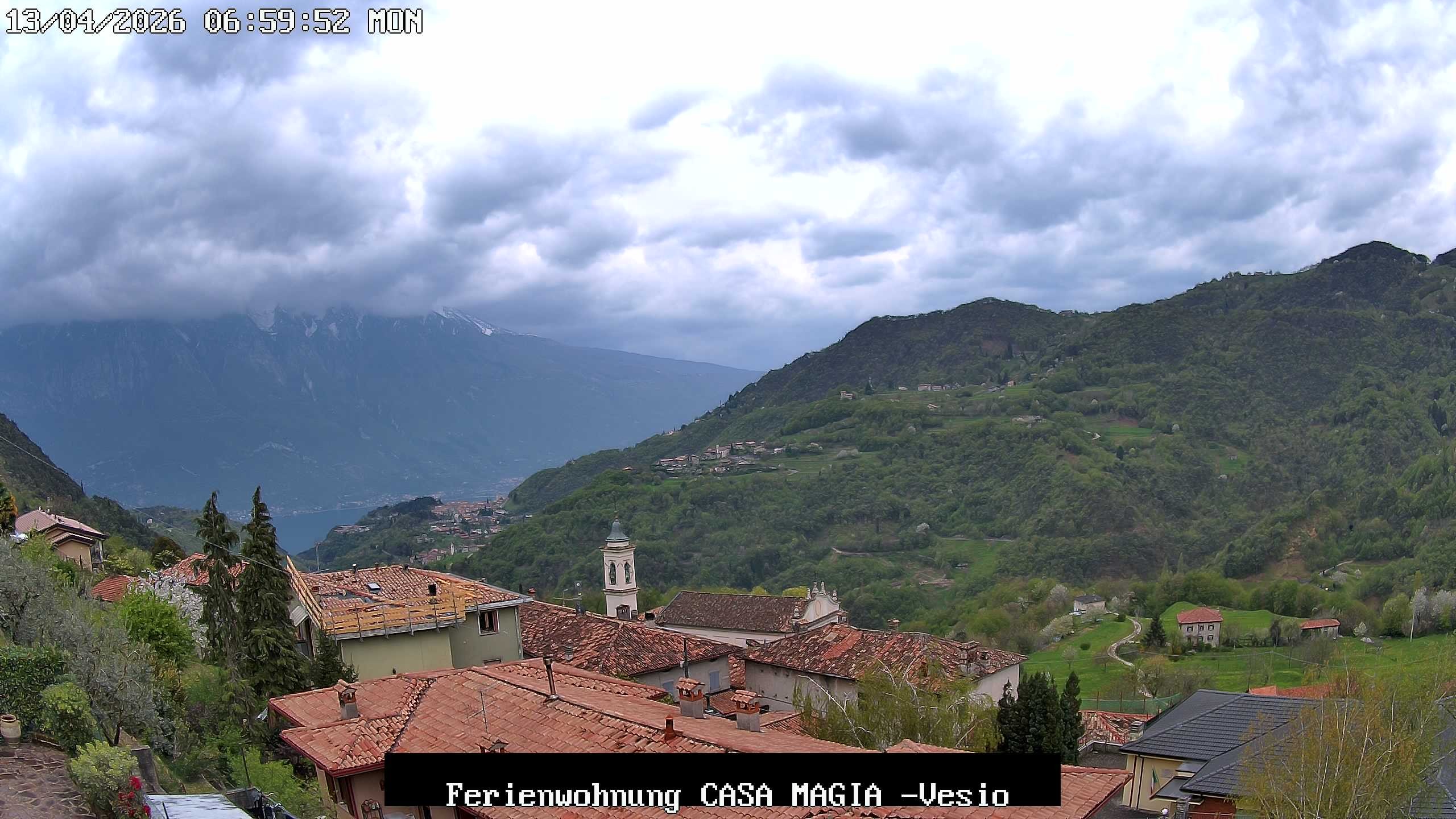 Archiv Foto Webcam Casa Magia in Vesio, Tremosine sul Garda