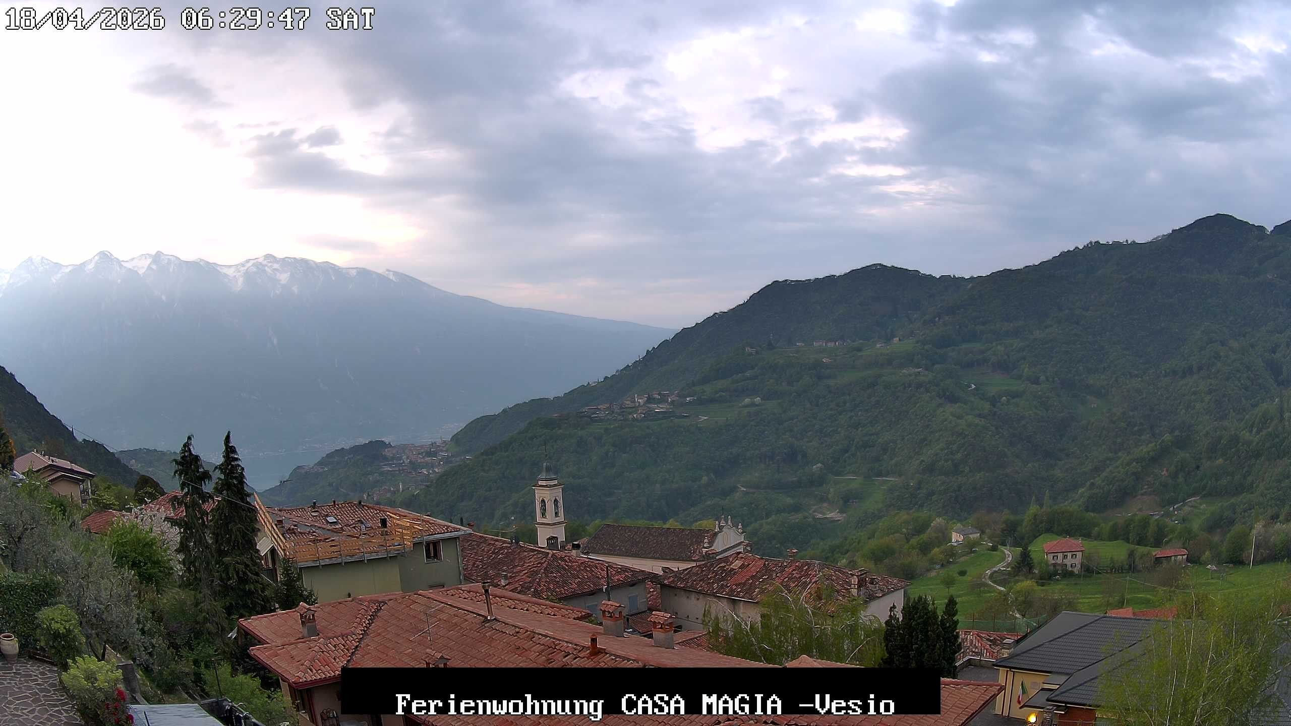 Archiv Foto Webcam Casa Magia in Vesio, Tremosine sul Garda