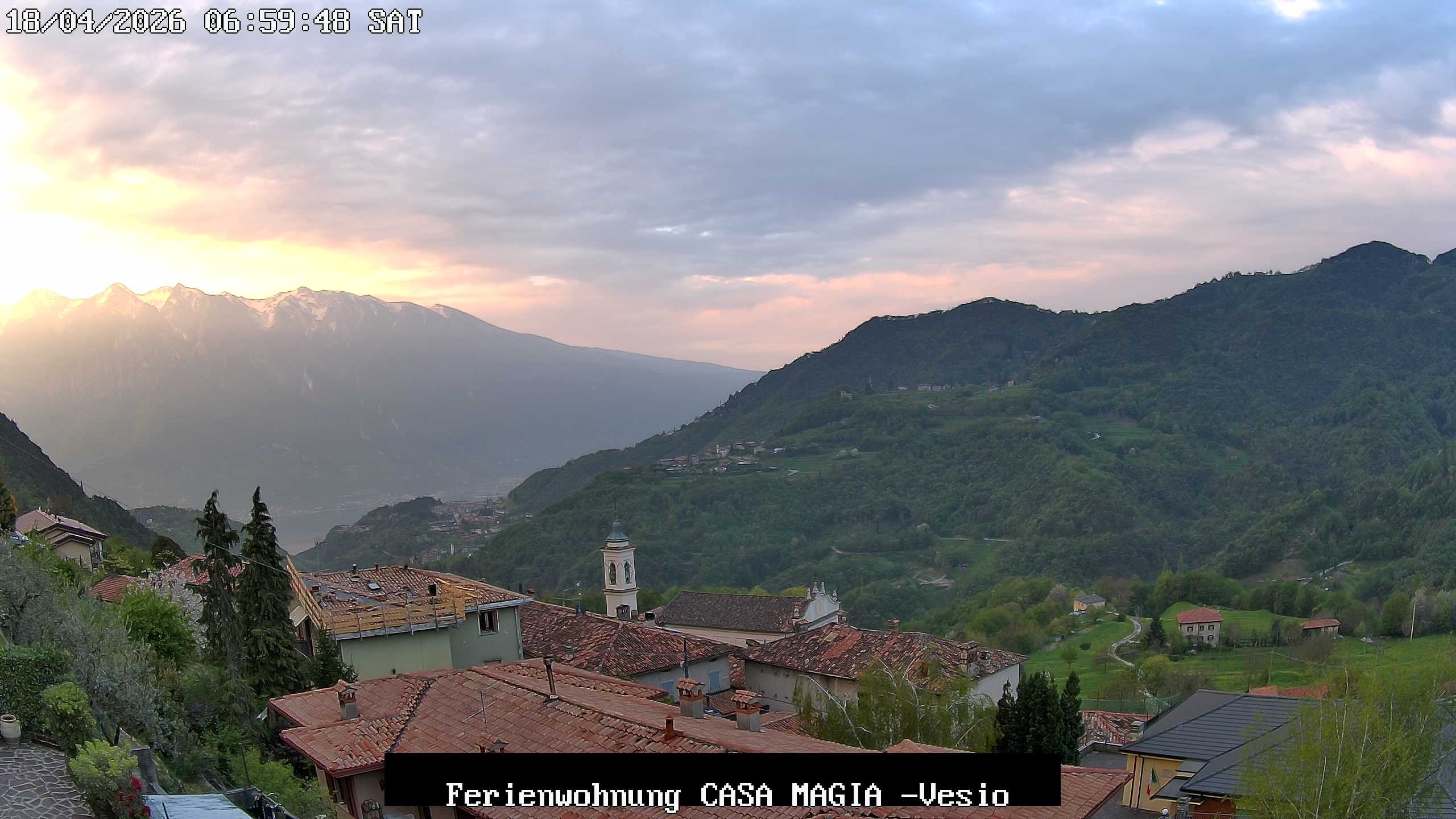 Archiv Foto Webcam Casa Magia in Vesio, Tremosine sul Garda