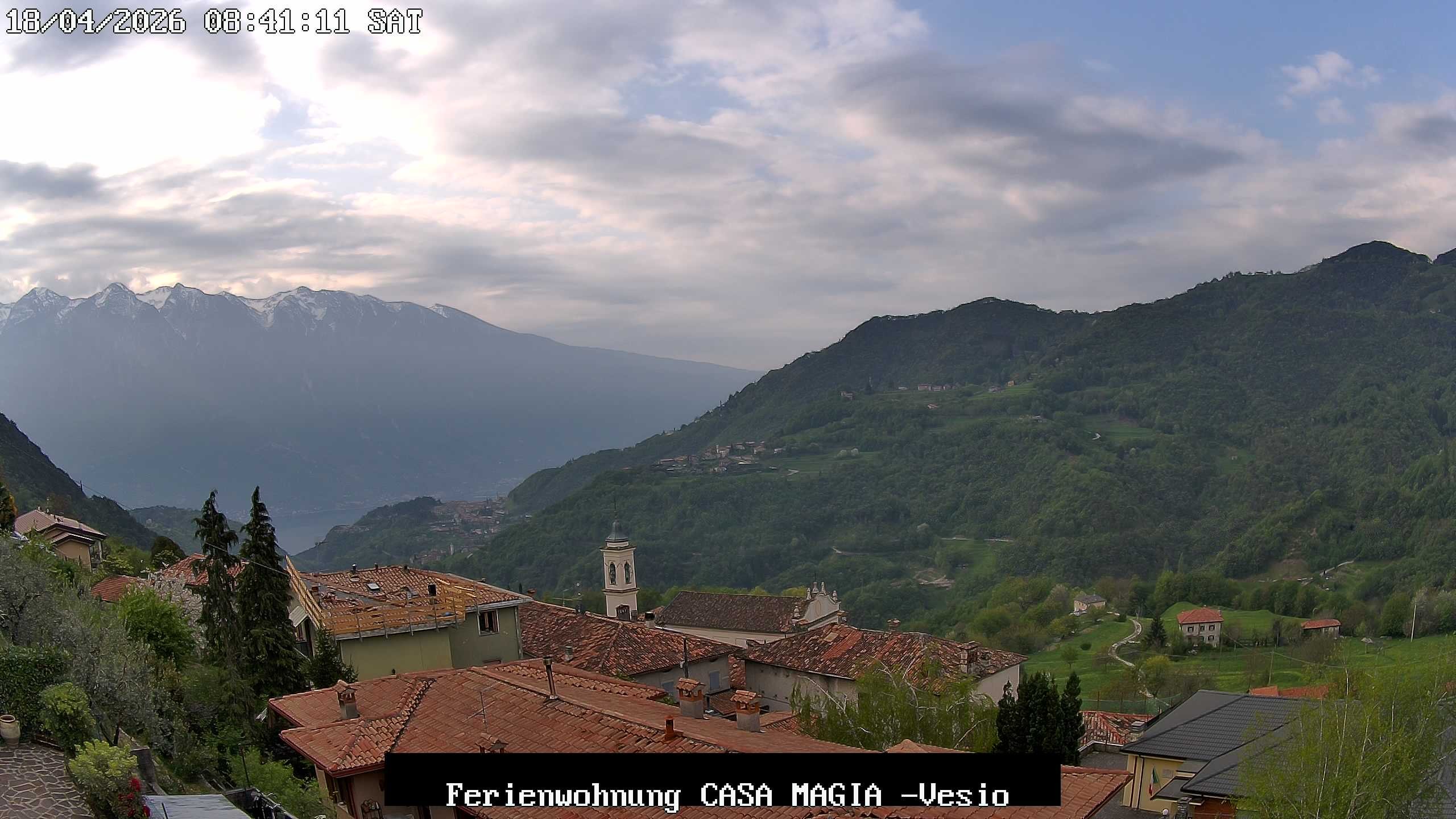 Archiv Foto Webcam Casa Magia in Vesio, Tremosine sul Garda