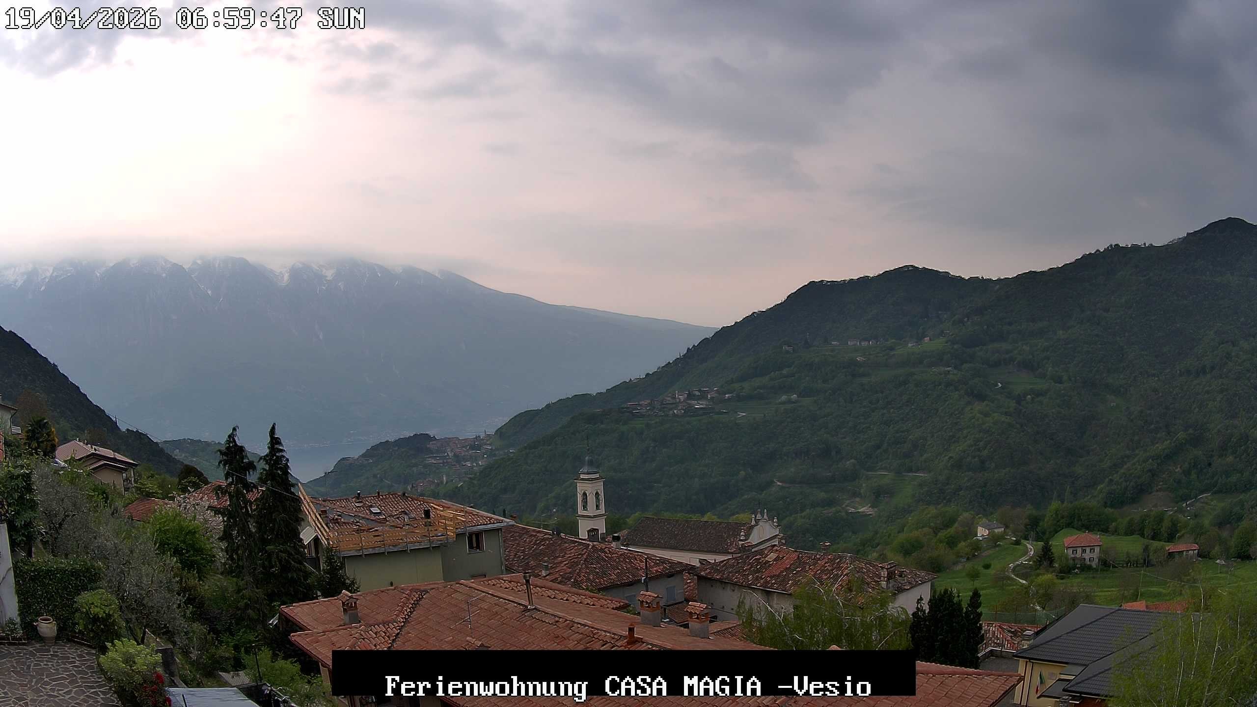 Archiv Foto Webcam Casa Magia in Vesio, Tremosine sul Garda