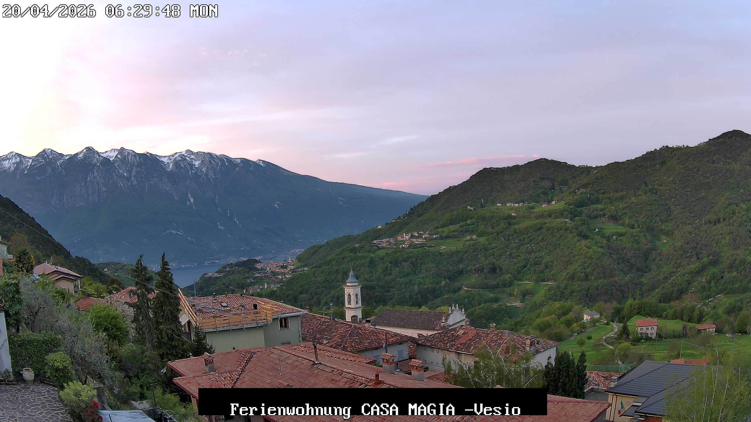 Archiv Foto Webcam Casa Magia in Vesio, Tremosine sul Garda
