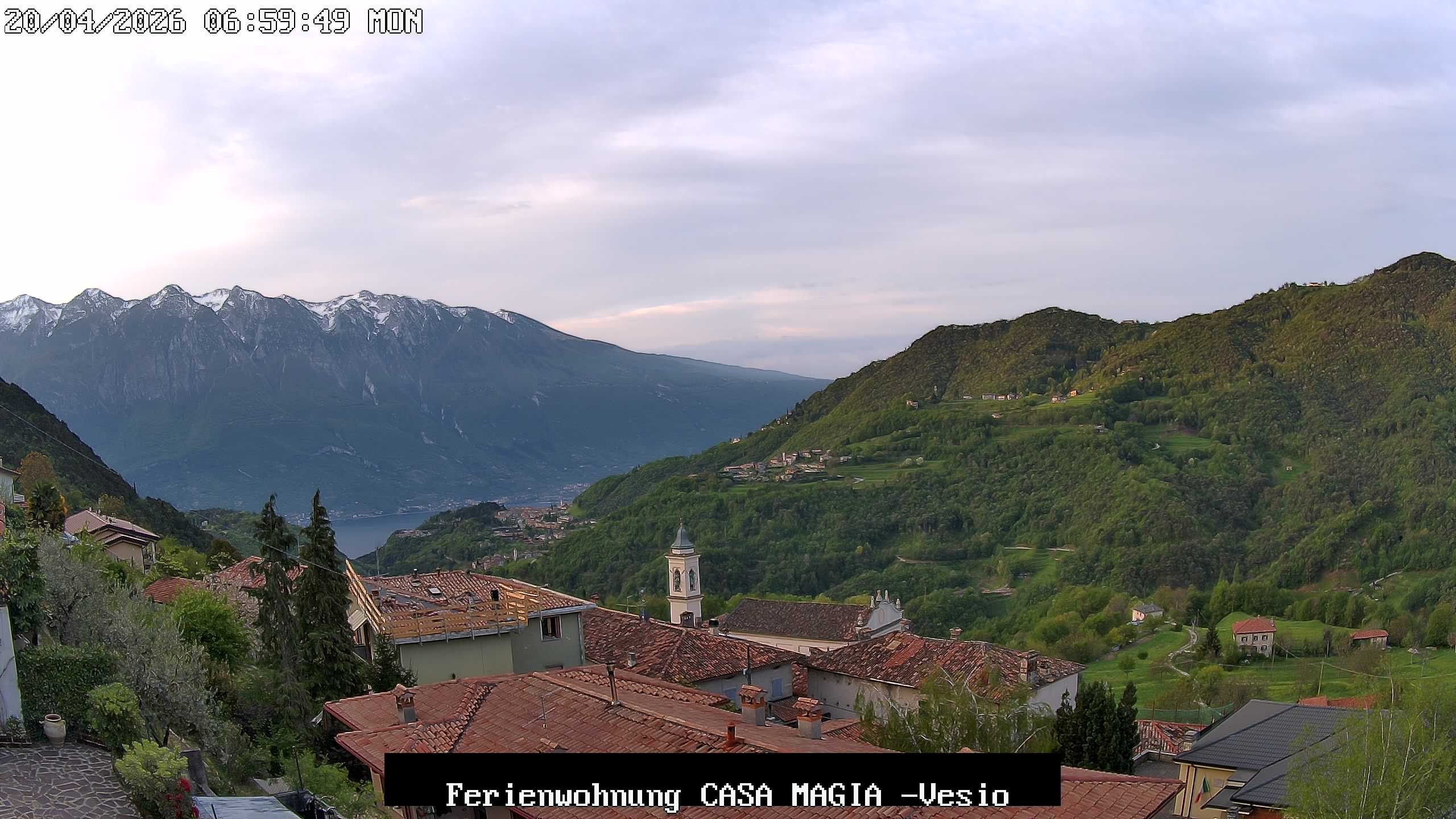 Archiv Foto Webcam Casa Magia in Vesio, Tremosine sul Garda