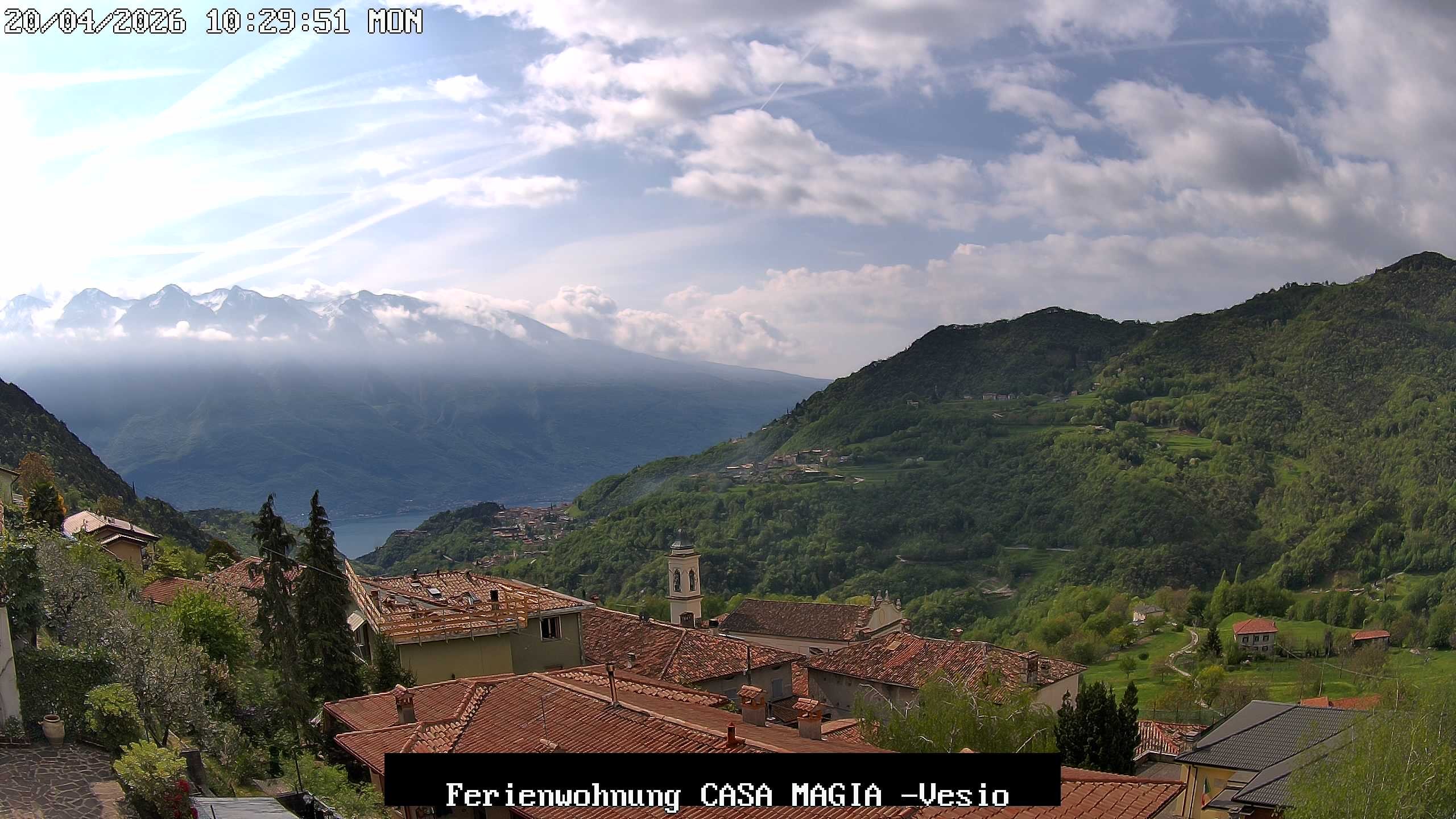 Archiv Foto Webcam Casa Magia in Vesio, Tremosine sul Garda