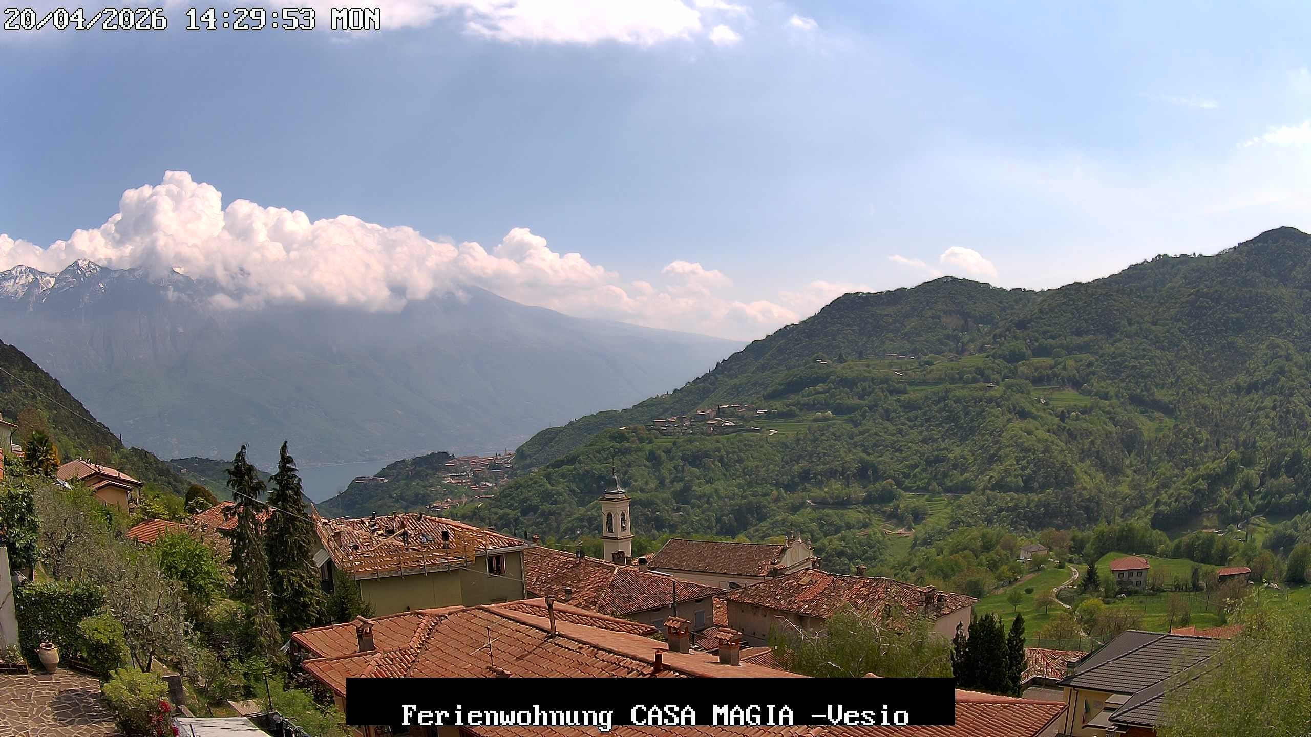 Archiv Foto Webcam Casa Magia in Vesio, Tremosine sul Garda
