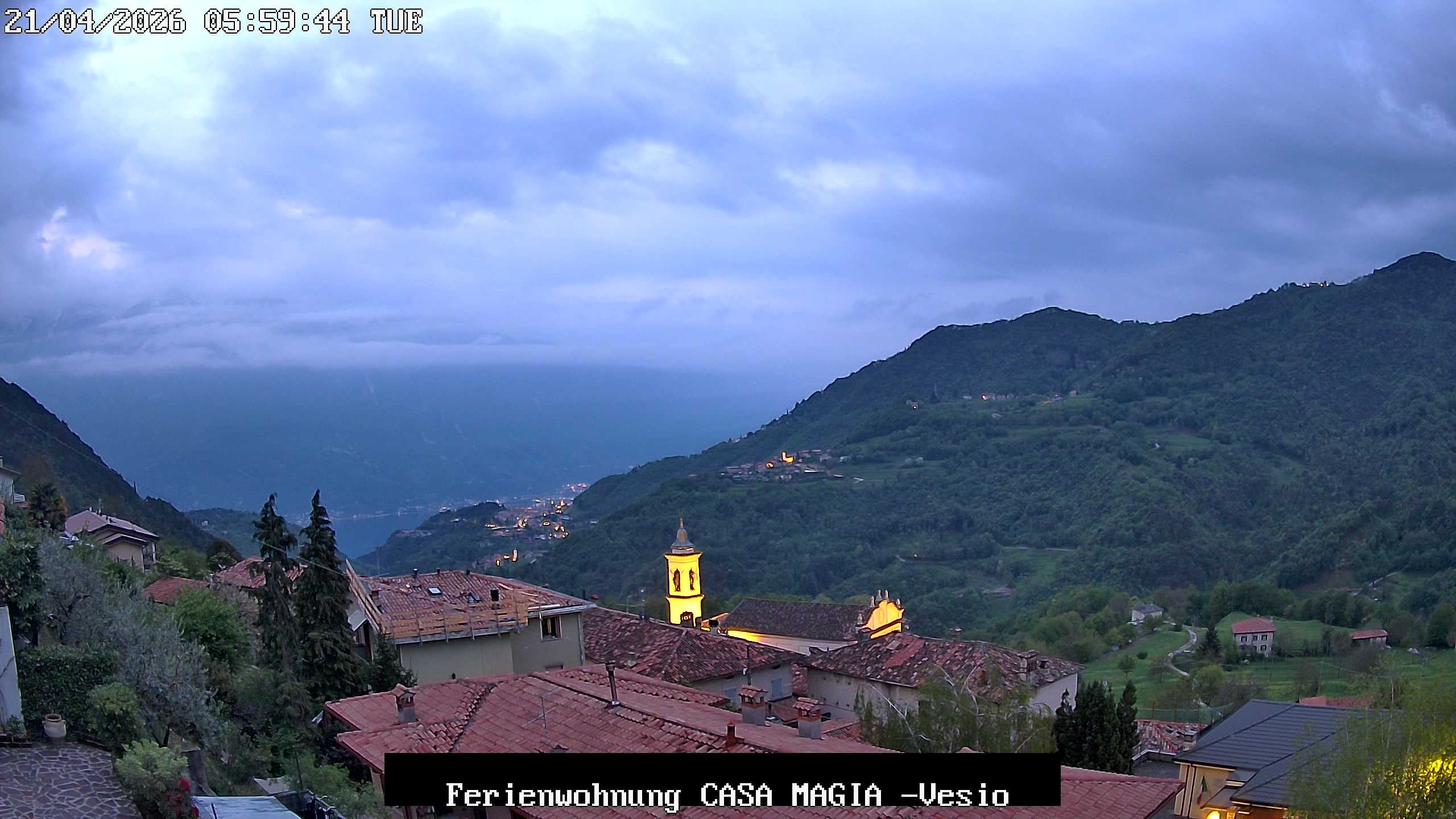 Archiv Foto Webcam Casa Magia in Vesio, Tremosine sul Garda