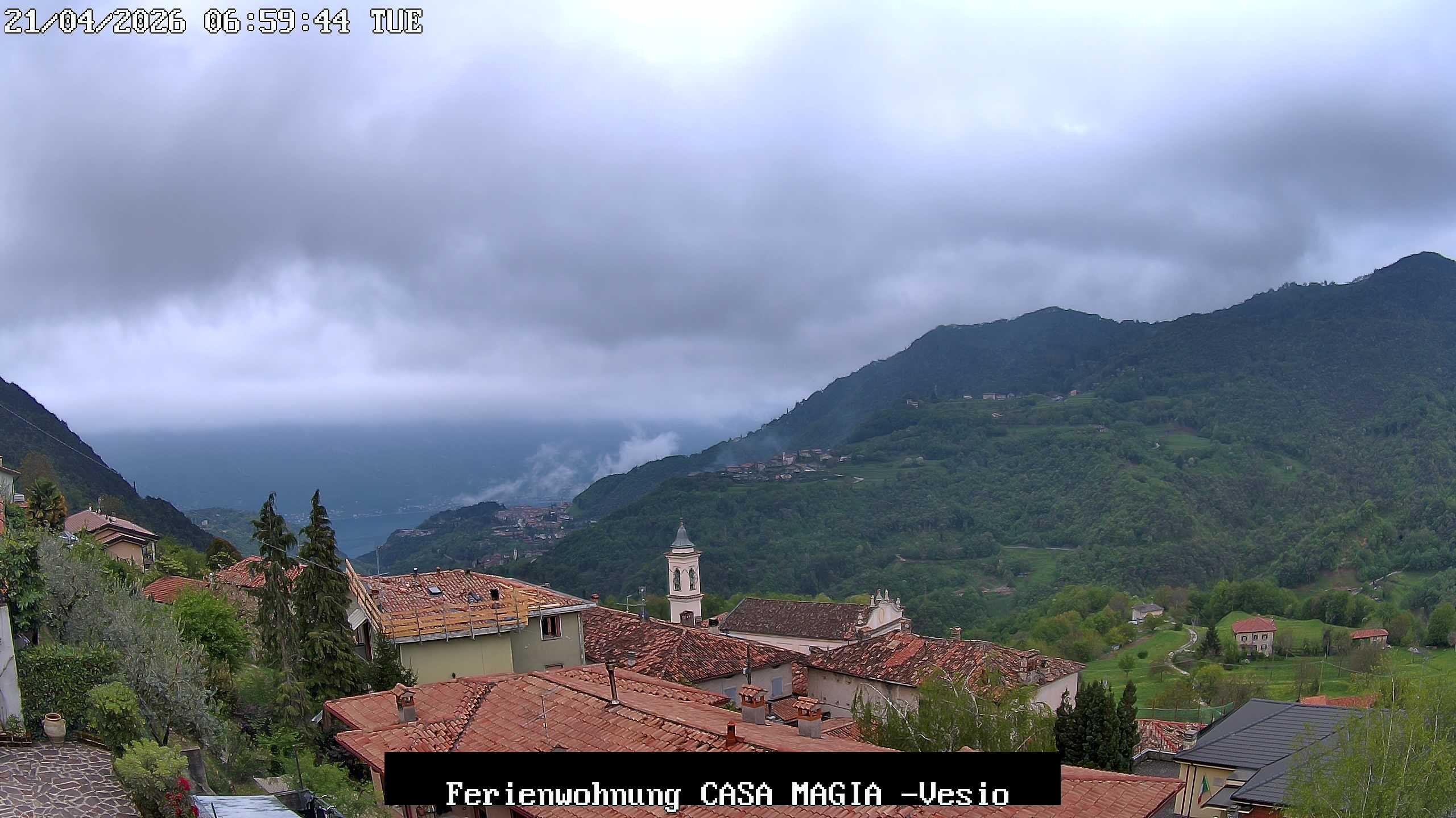 Archiv Foto Webcam Casa Magia in Vesio, Tremosine sul Garda