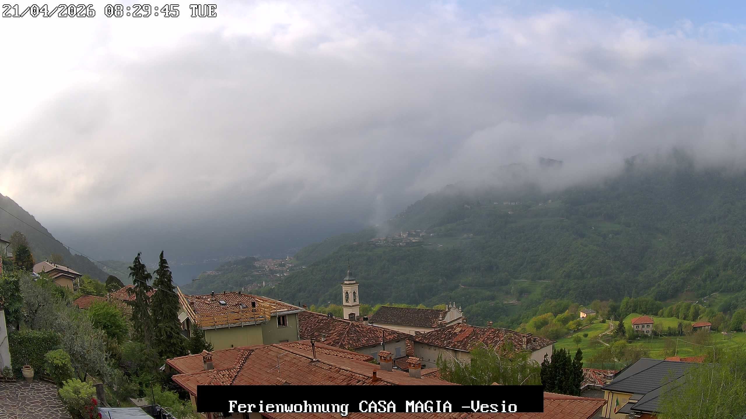 Archiv Foto Webcam Casa Magia in Vesio, Tremosine sul Garda
