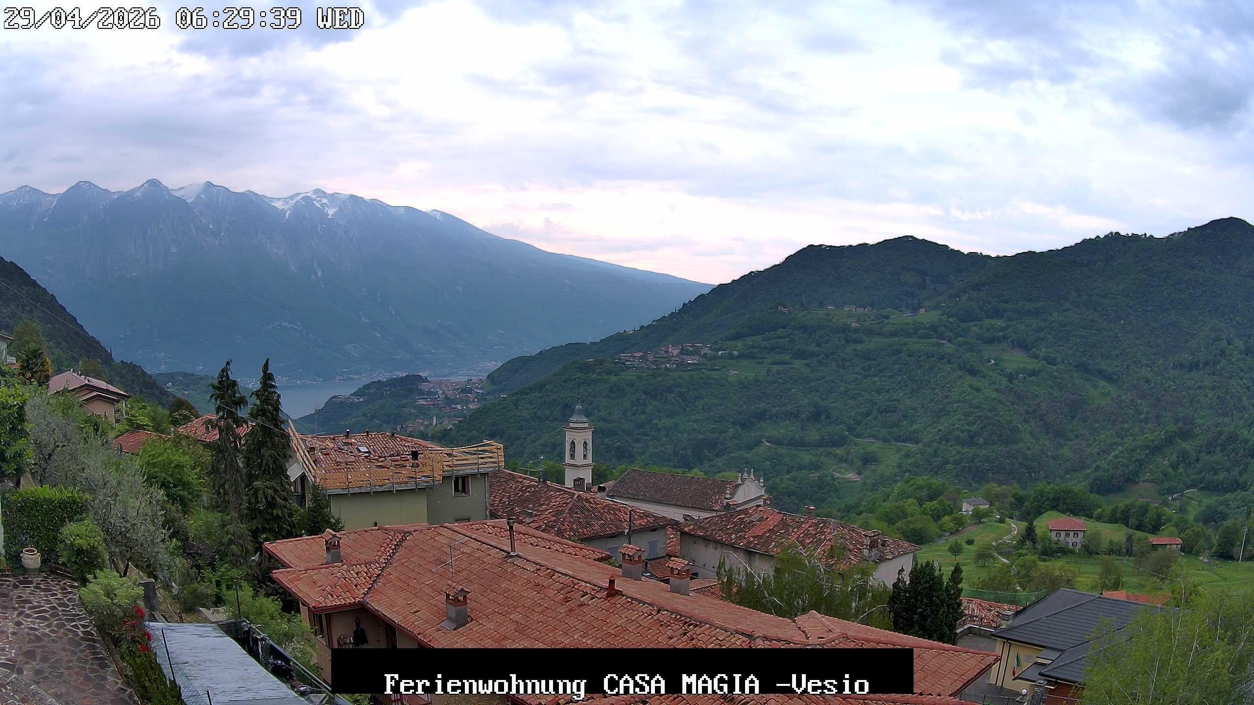 Archiv Foto Webcam Casa Magia in Vesio, Tremosine sul Garda
