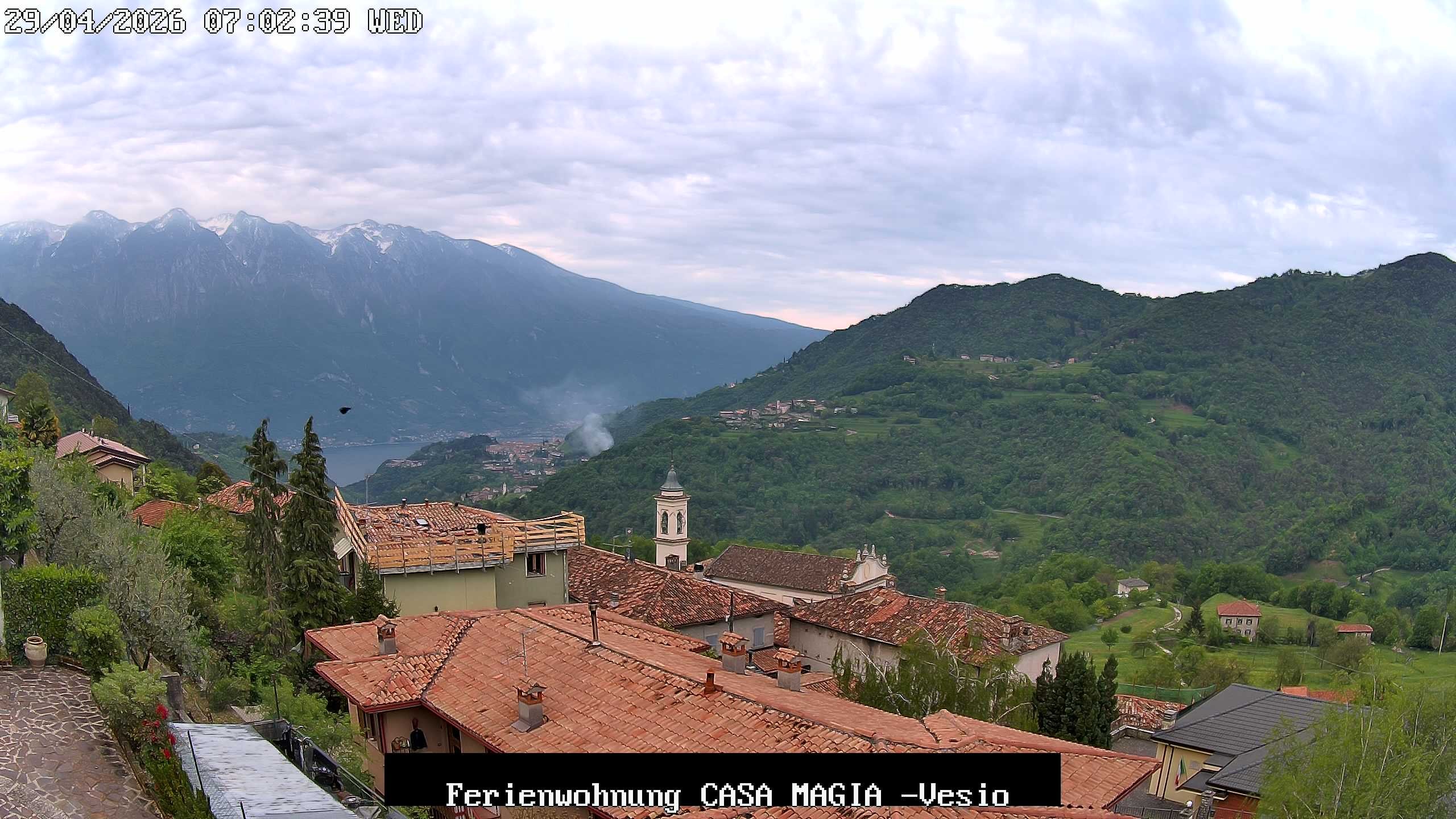 Archiv Foto Webcam Casa Magia in Vesio, Tremosine sul Garda