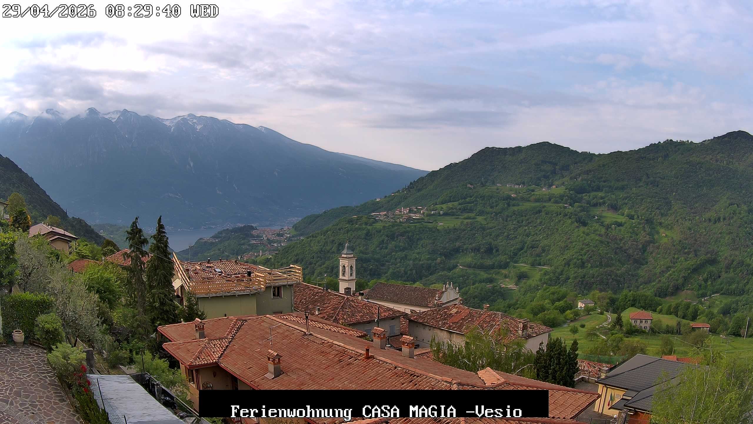 Archiv Foto Webcam Casa Magia in Vesio, Tremosine sul Garda