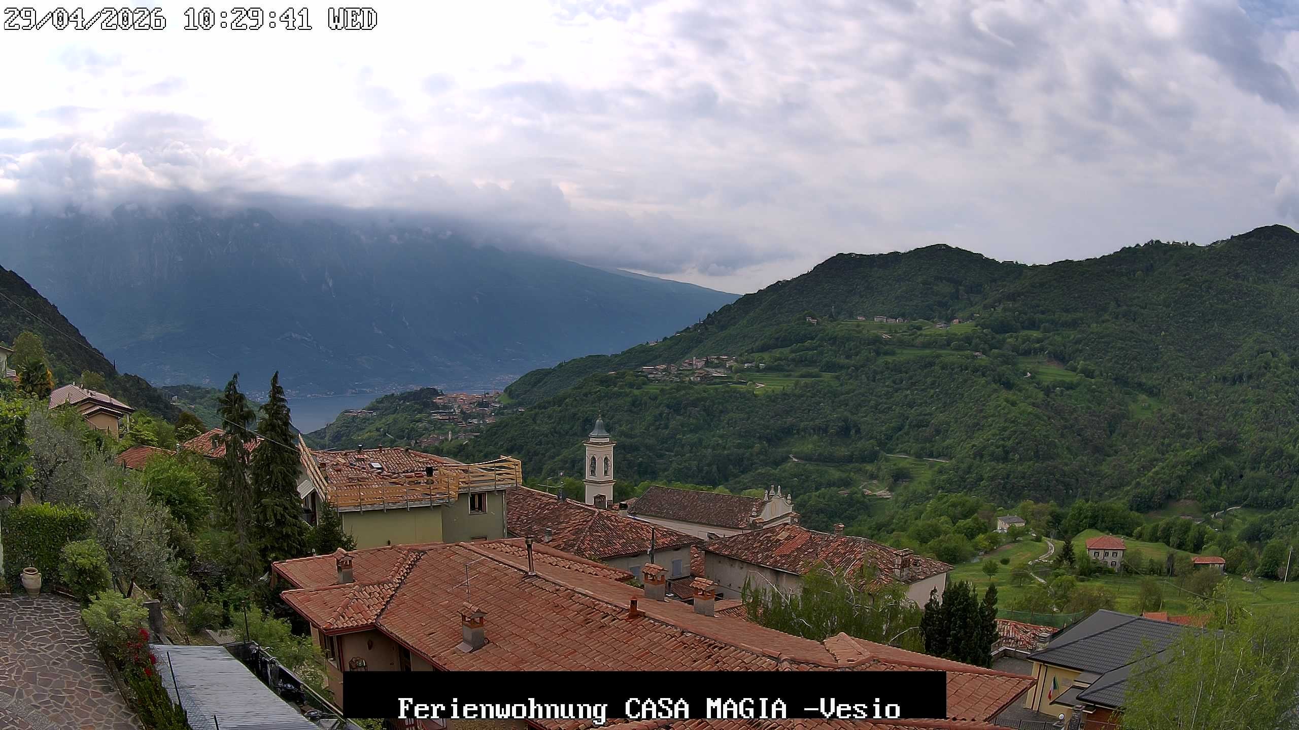 Archiv Foto Webcam Casa Magia in Vesio, Tremosine sul Garda