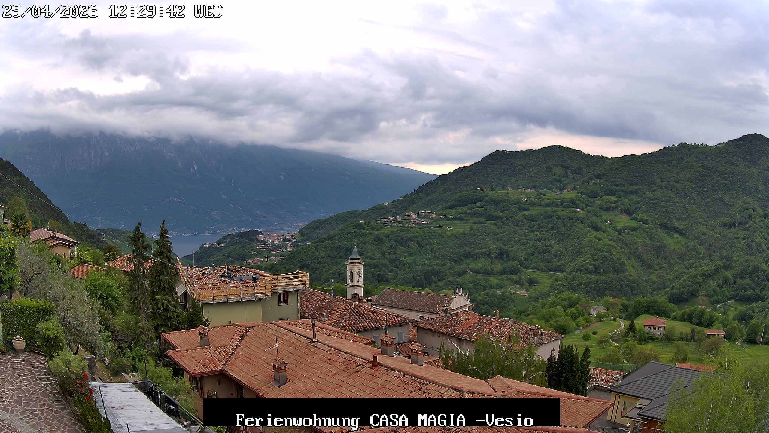 Archiv Foto Webcam Casa Magia in Vesio, Tremosine sul Garda