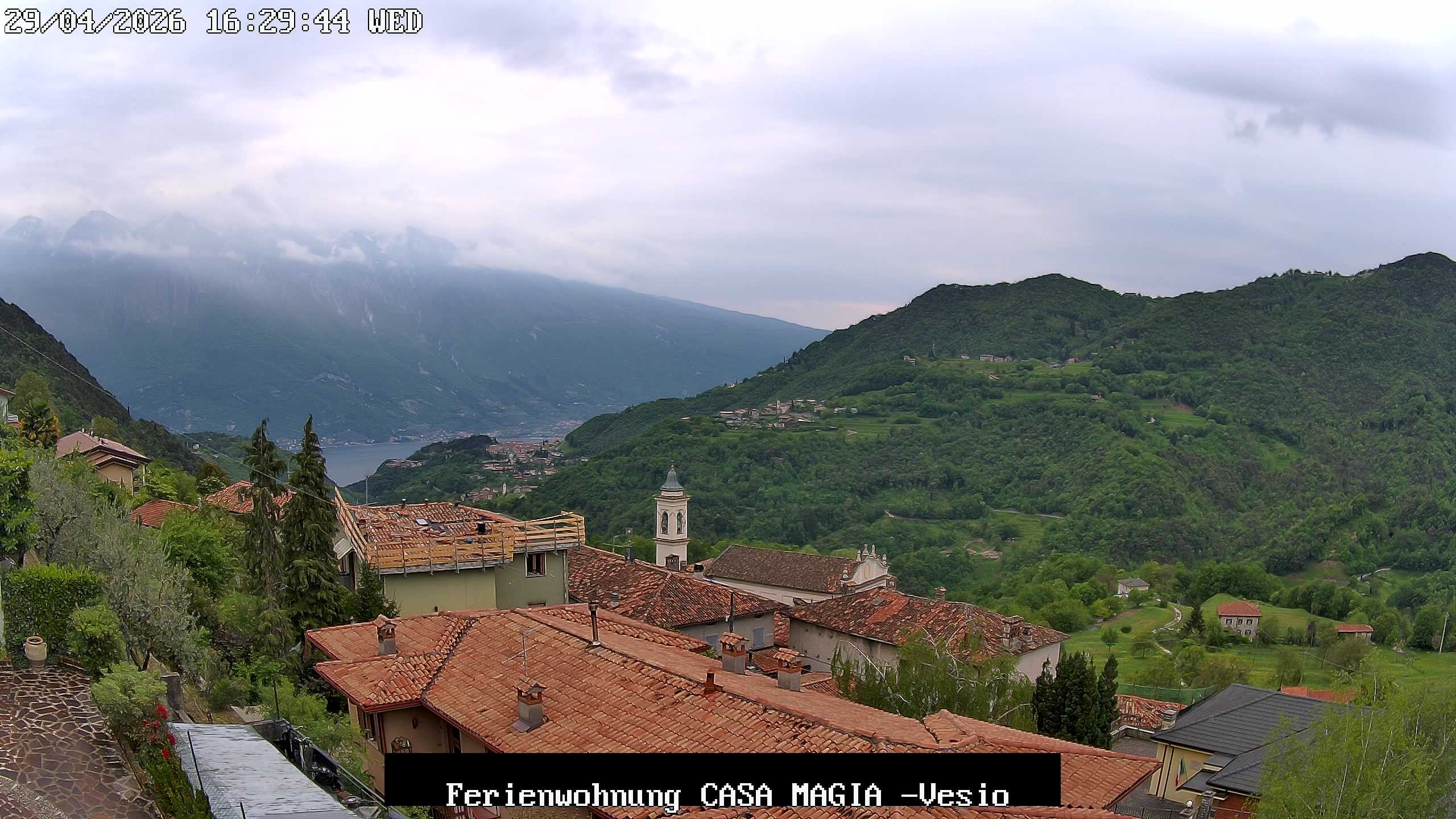 Archiv Foto Webcam Casa Magia in Vesio, Tremosine sul Garda
