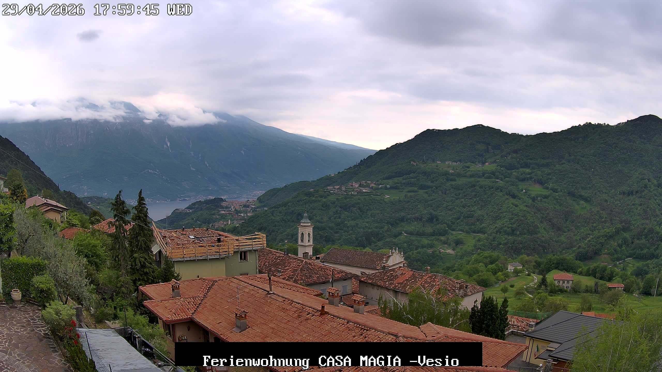 Archiv Foto Webcam Casa Magia in Vesio, Tremosine sul Garda