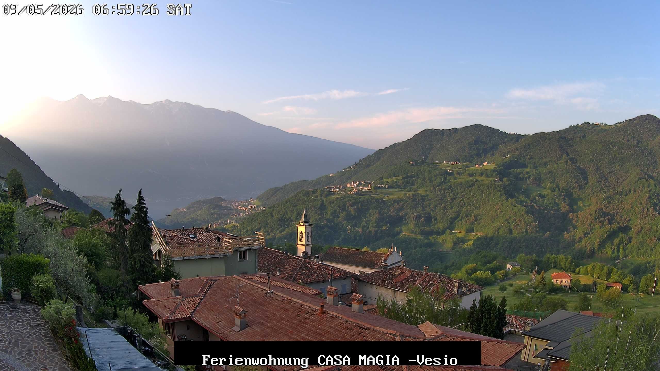 Archiv Foto Webcam Casa Magia in Vesio, Tremosine sul Garda
