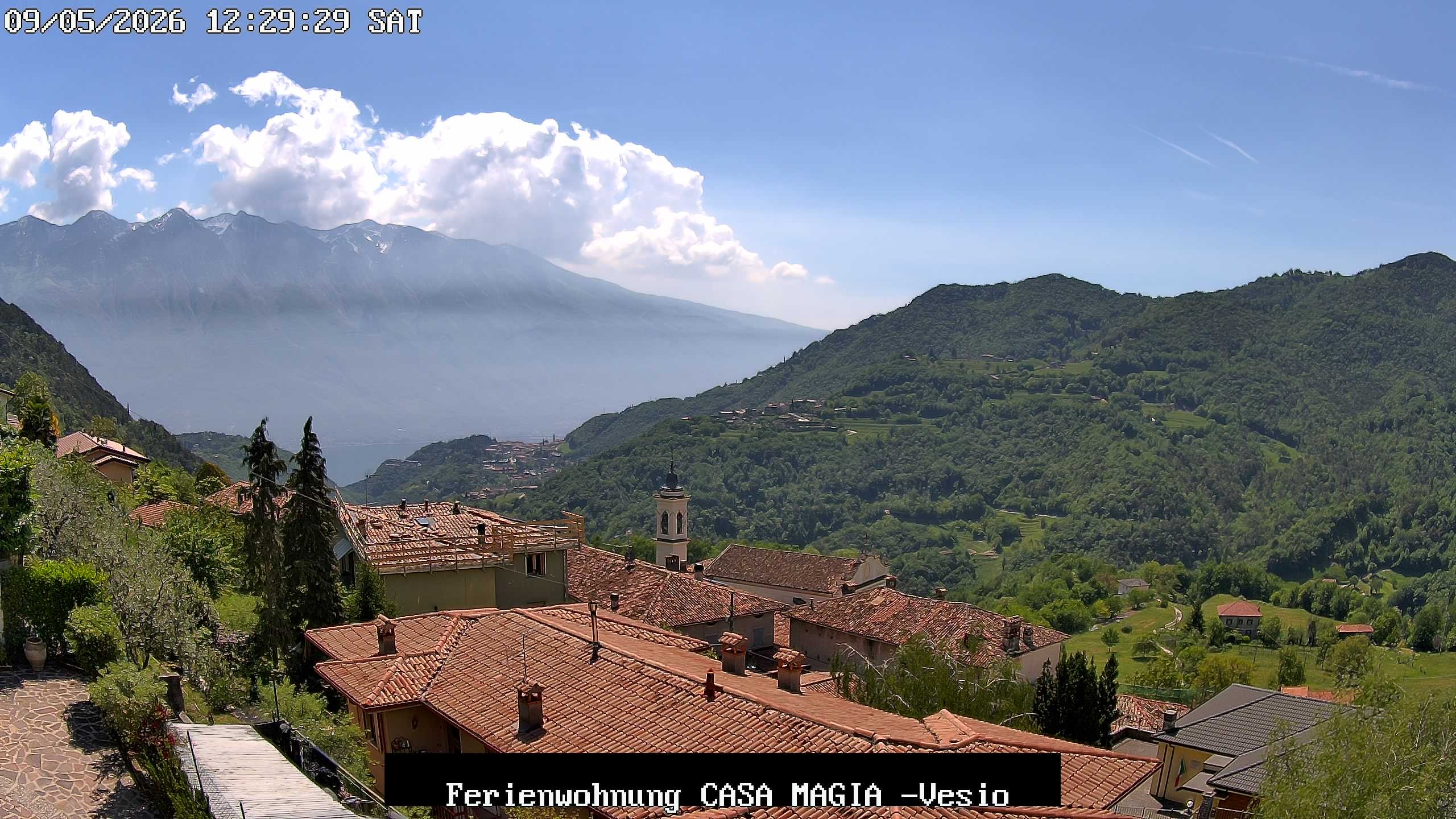 Archiv Foto Webcam Casa Magia in Vesio, Tremosine sul Garda
