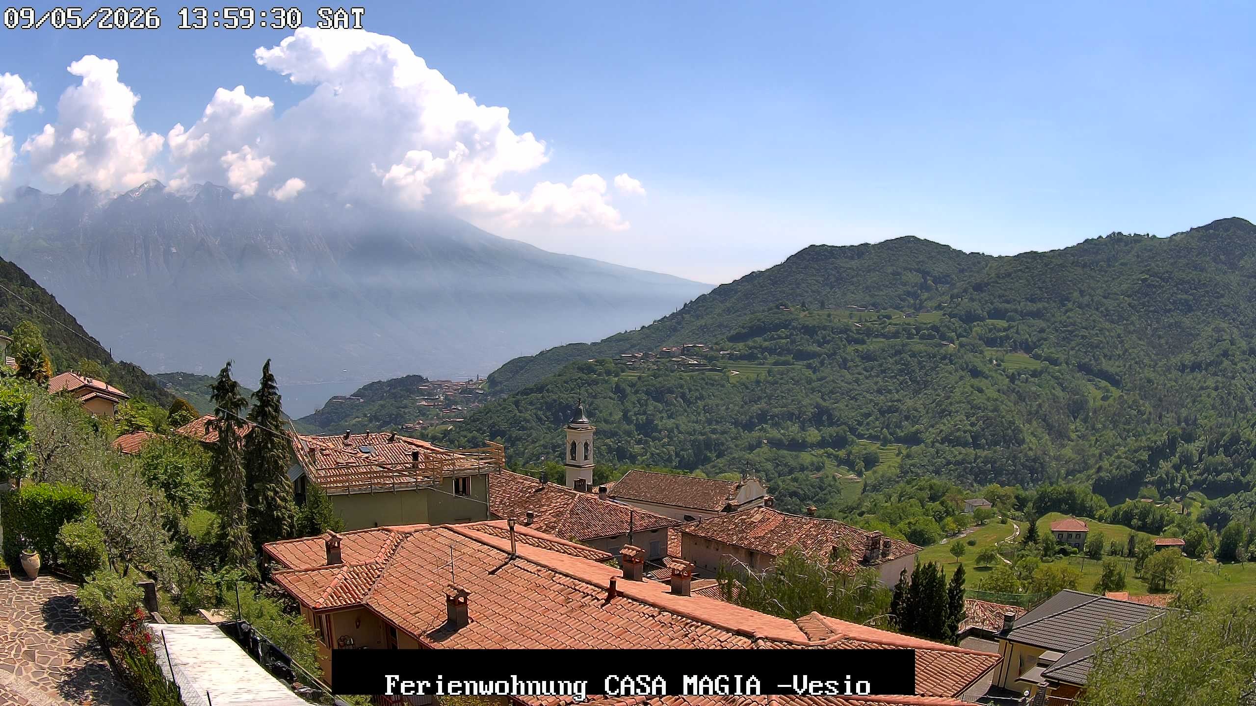 Archiv Foto Webcam Casa Magia in Vesio, Tremosine sul Garda