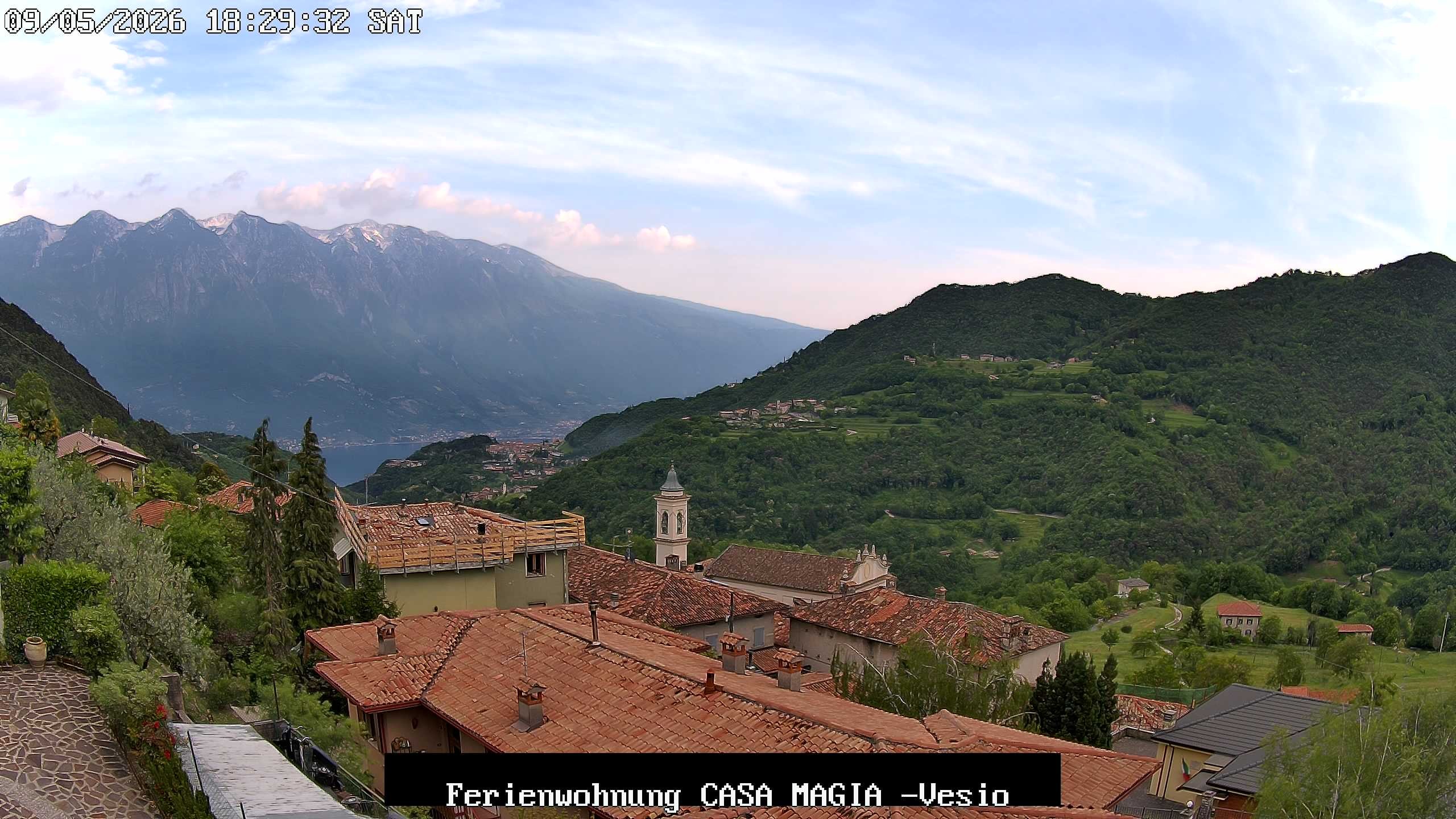 Archiv Foto Webcam Casa Magia in Vesio, Tremosine sul Garda