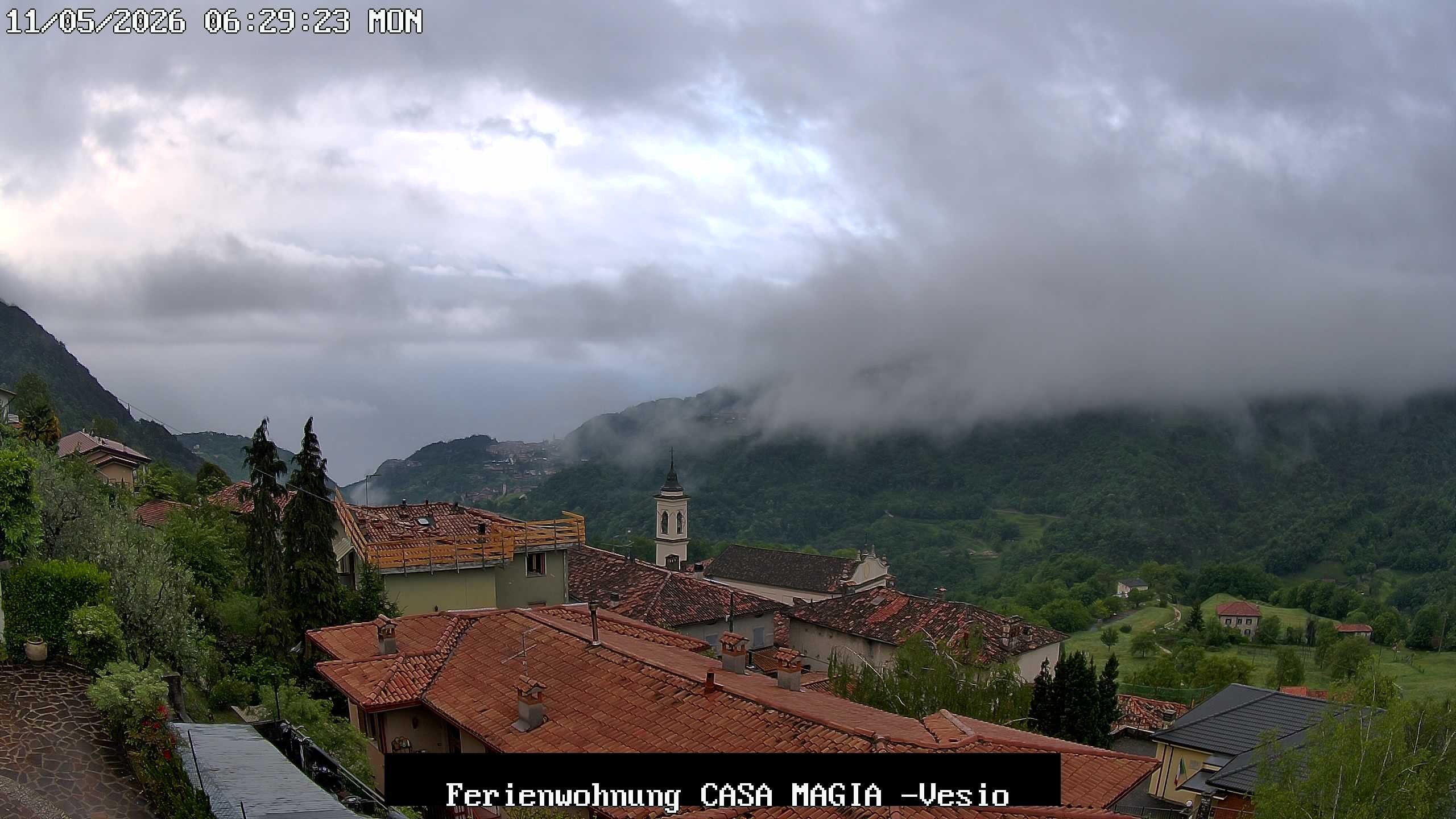 Archiv Foto Webcam Casa Magia in Vesio, Tremosine sul Garda