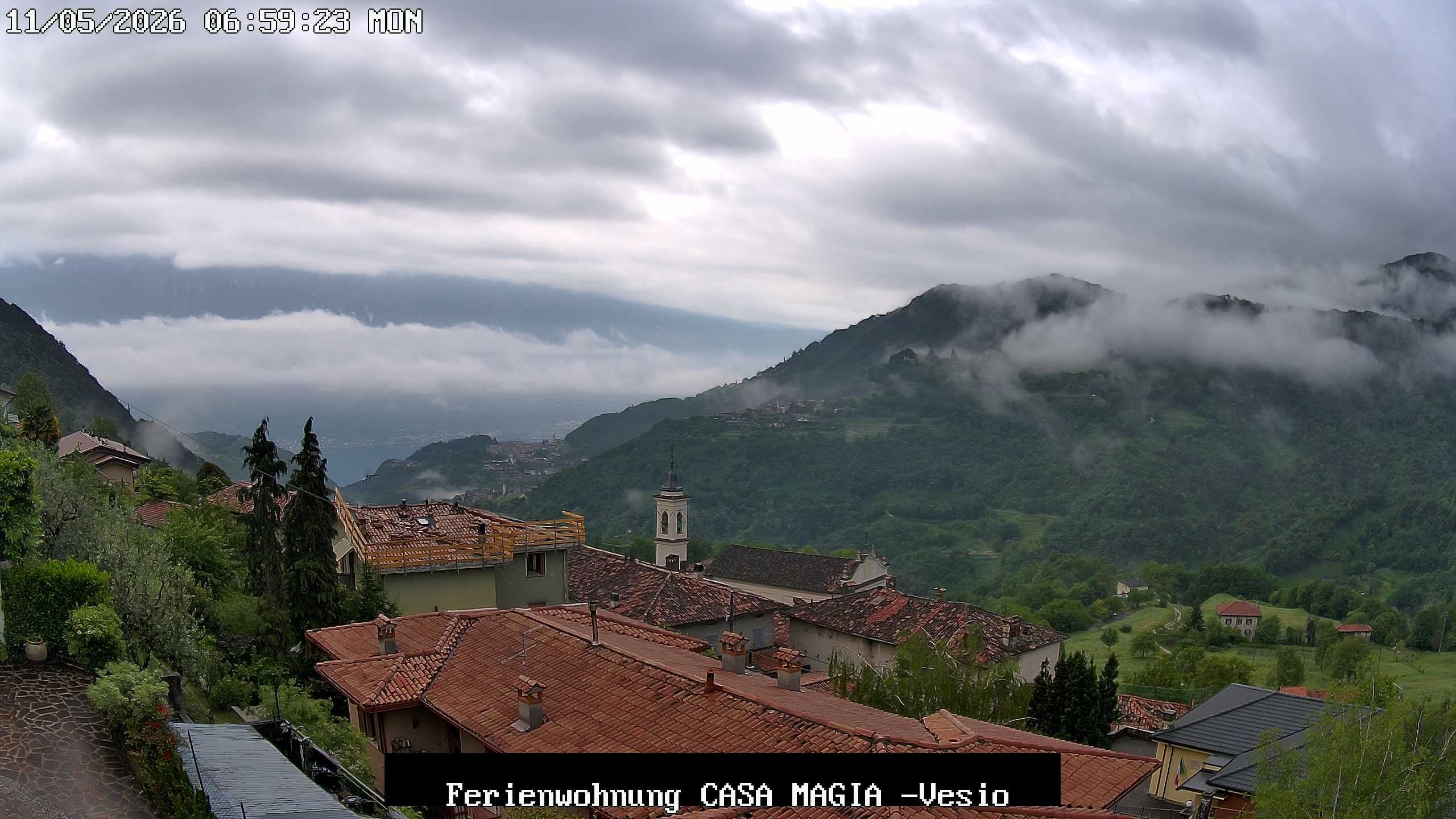 Archiv Foto Webcam Casa Magia in Vesio, Tremosine sul Garda