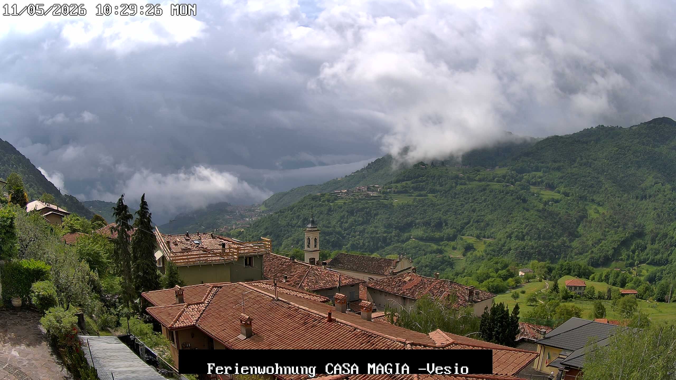Archiv Foto Webcam Casa Magia in Vesio, Tremosine sul Garda