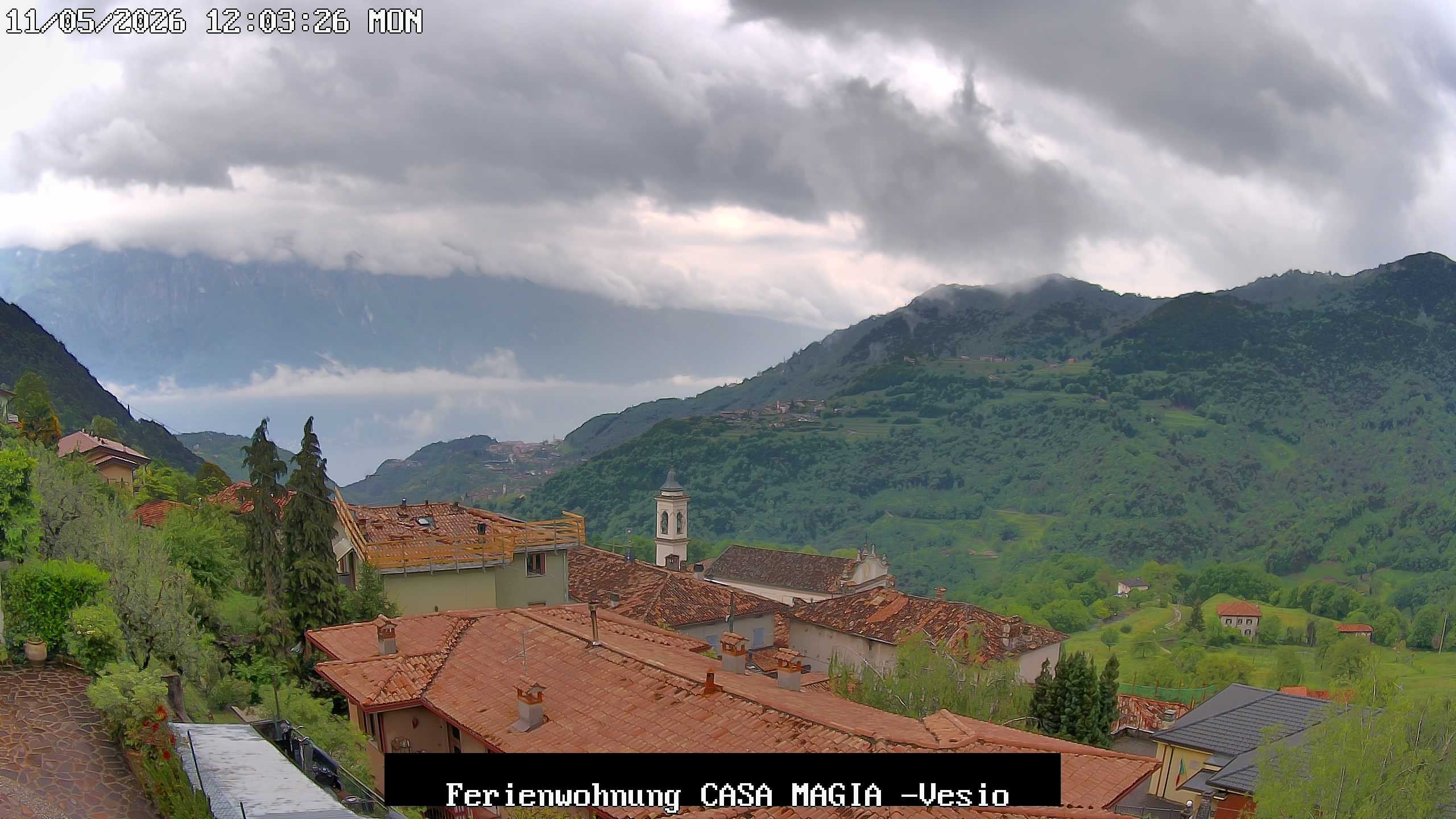Archiv Foto Webcam Casa Magia in Vesio, Tremosine sul Garda