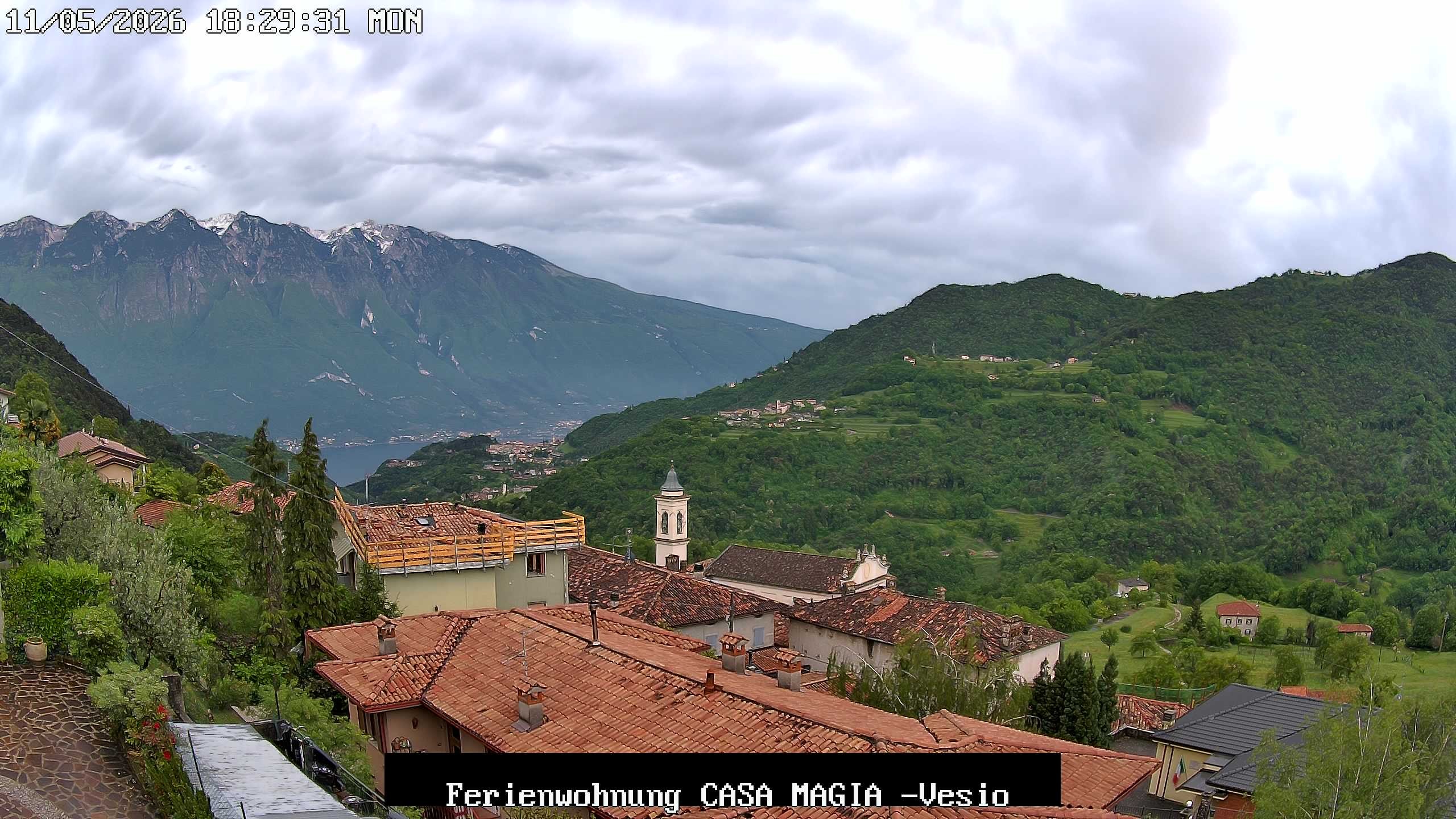 Archiv Foto Webcam Casa Magia in Vesio, Tremosine sul Garda