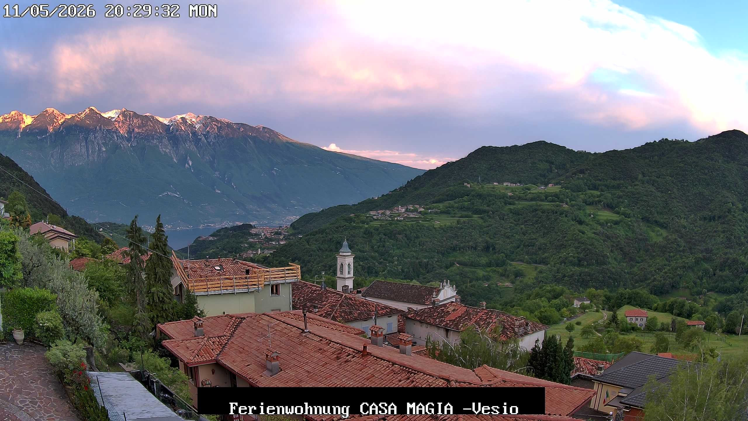 Archiv Foto Webcam Casa Magia in Vesio, Tremosine sul Garda