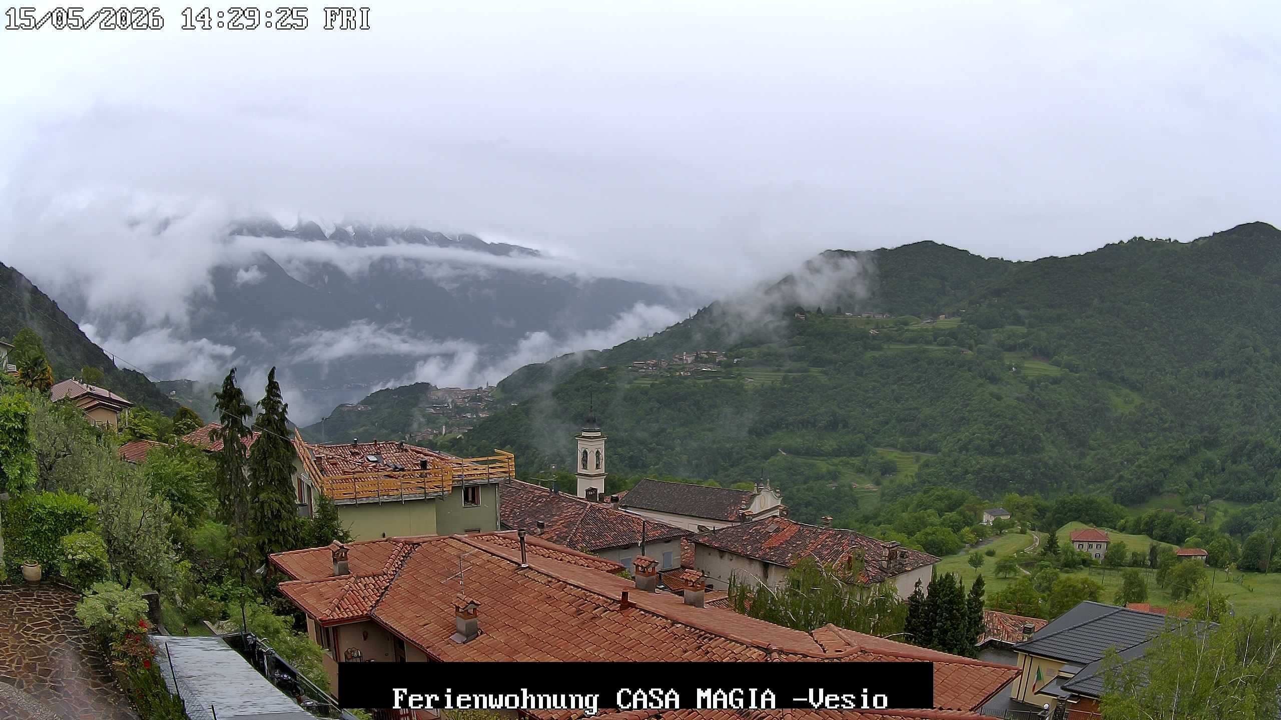 Archiv Foto Webcam Casa Magia in Vesio, Tremosine sul Garda