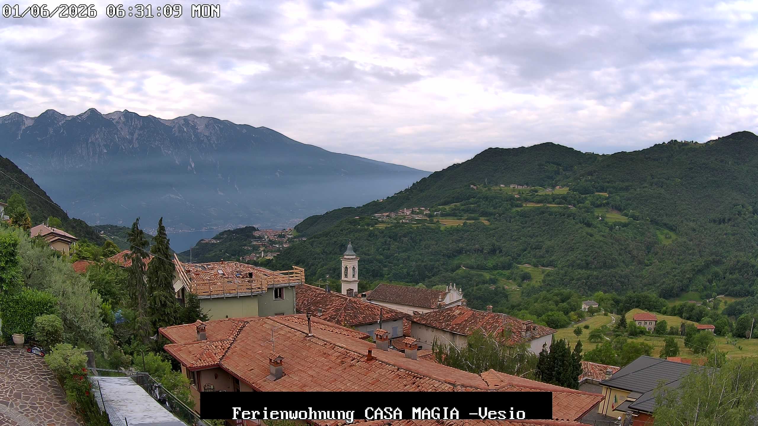 Archiv Foto Webcam Casa Magia in Vesio, Tremosine sul Garda