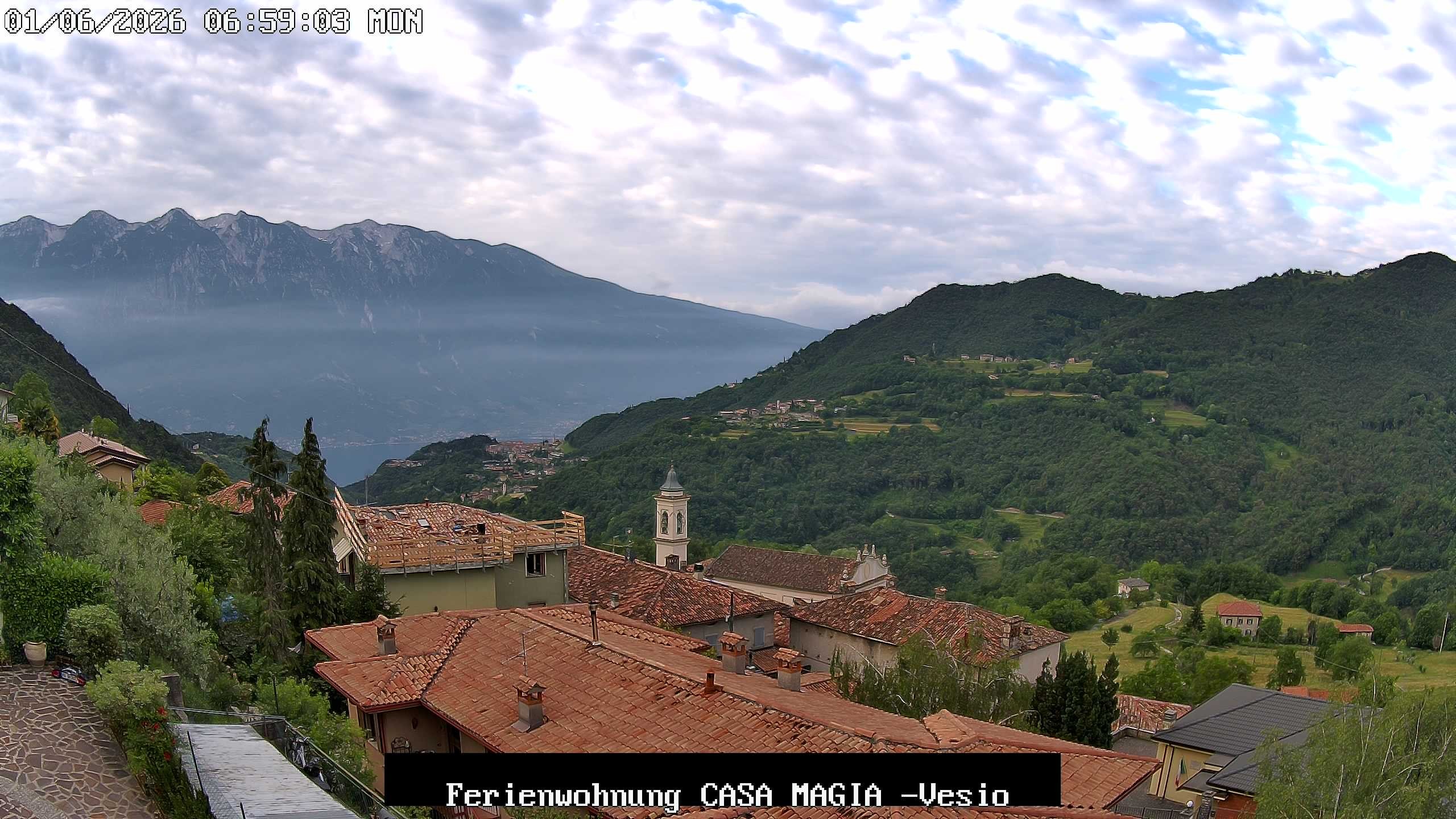 Archiv Foto Webcam Casa Magia in Vesio, Tremosine sul Garda