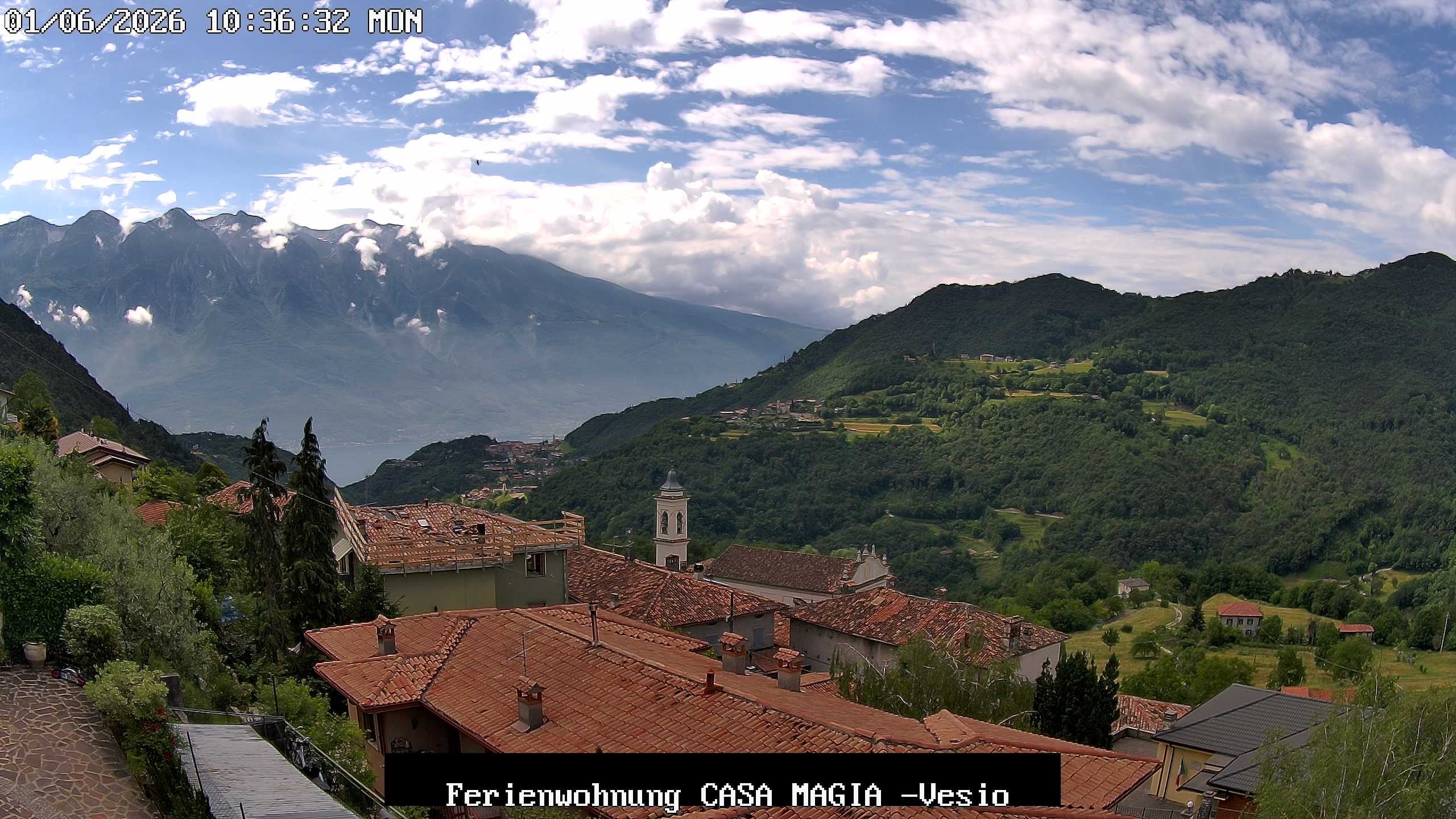 Archiv Foto Webcam Casa Magia in Vesio, Tremosine sul Garda