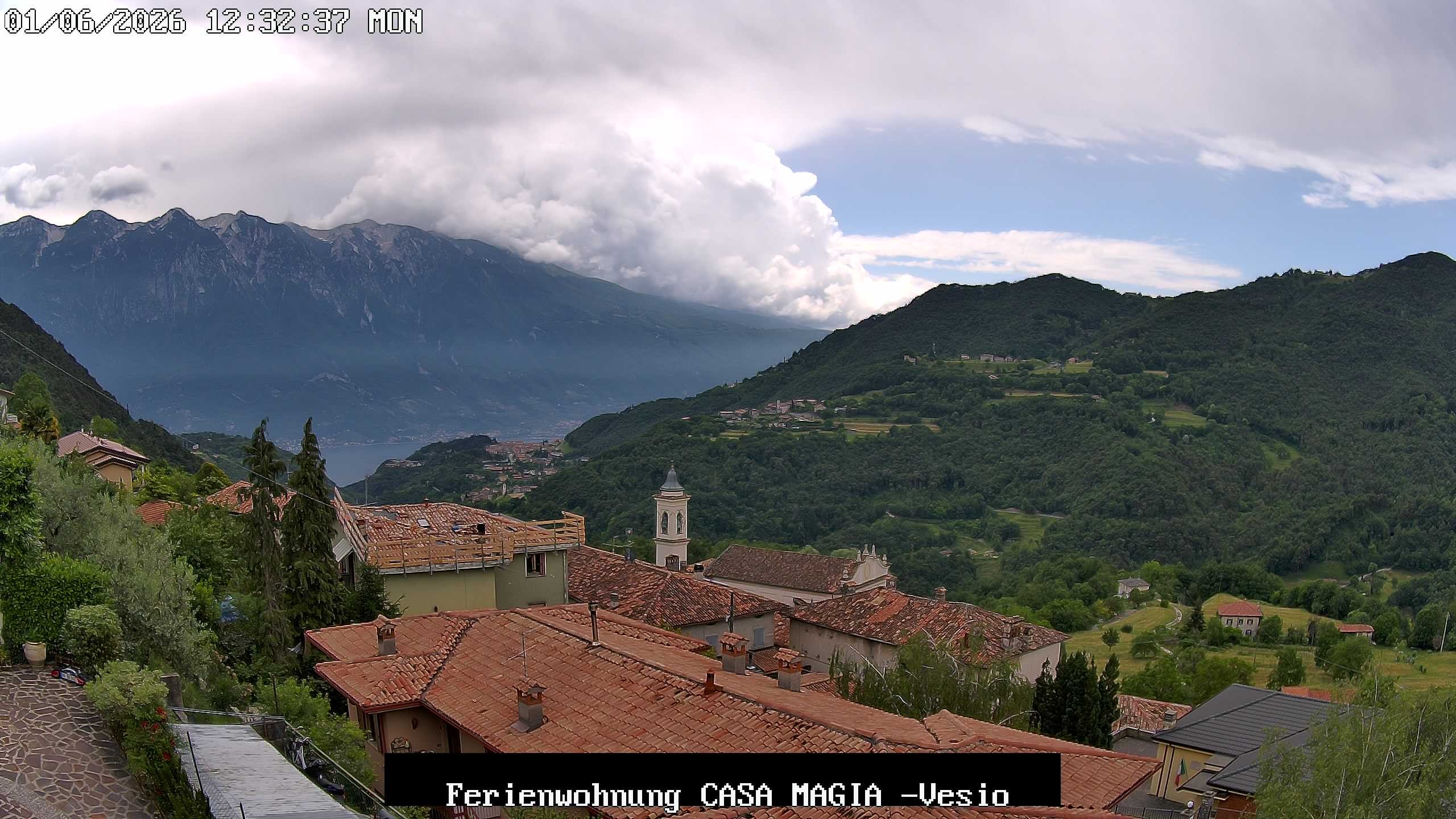 Archived image Webcam Lake Garda Casa Magia, Tremosine sul Garda