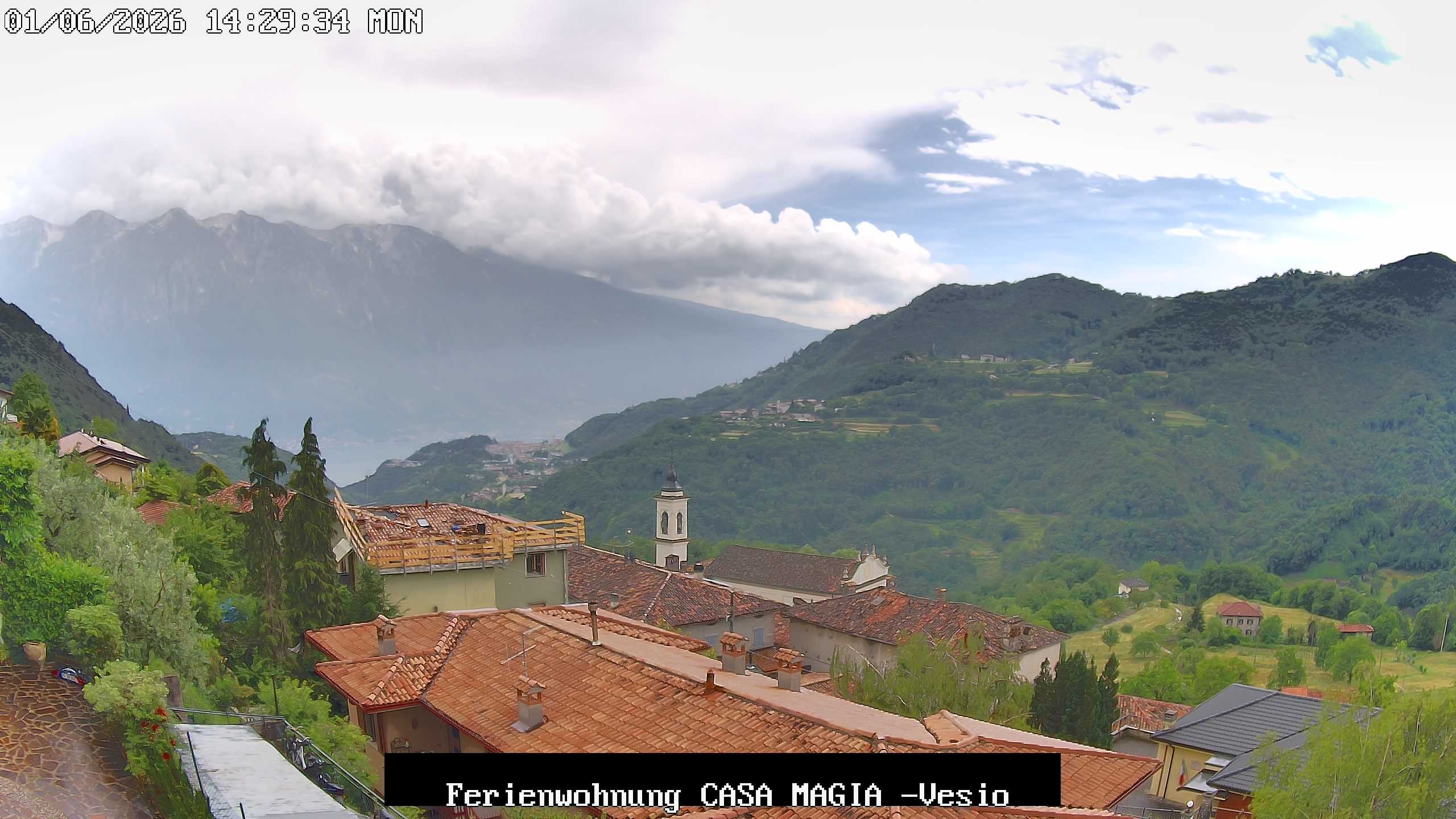 Archived image Webcam Lake Garda Casa Magia, Tremosine sul Garda