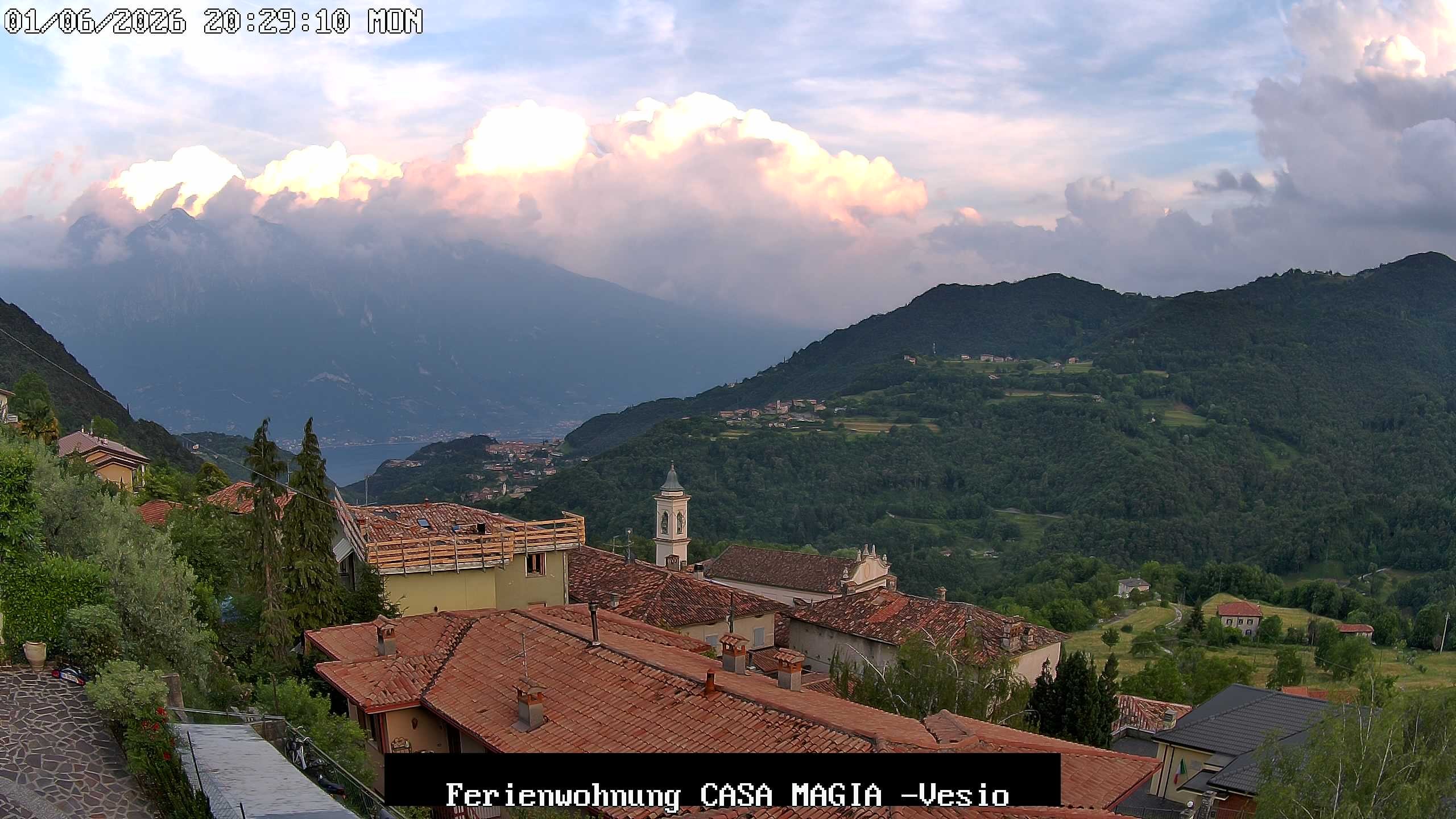 Archived image Webcam Lake Garda Casa Magia, Tremosine sul Garda