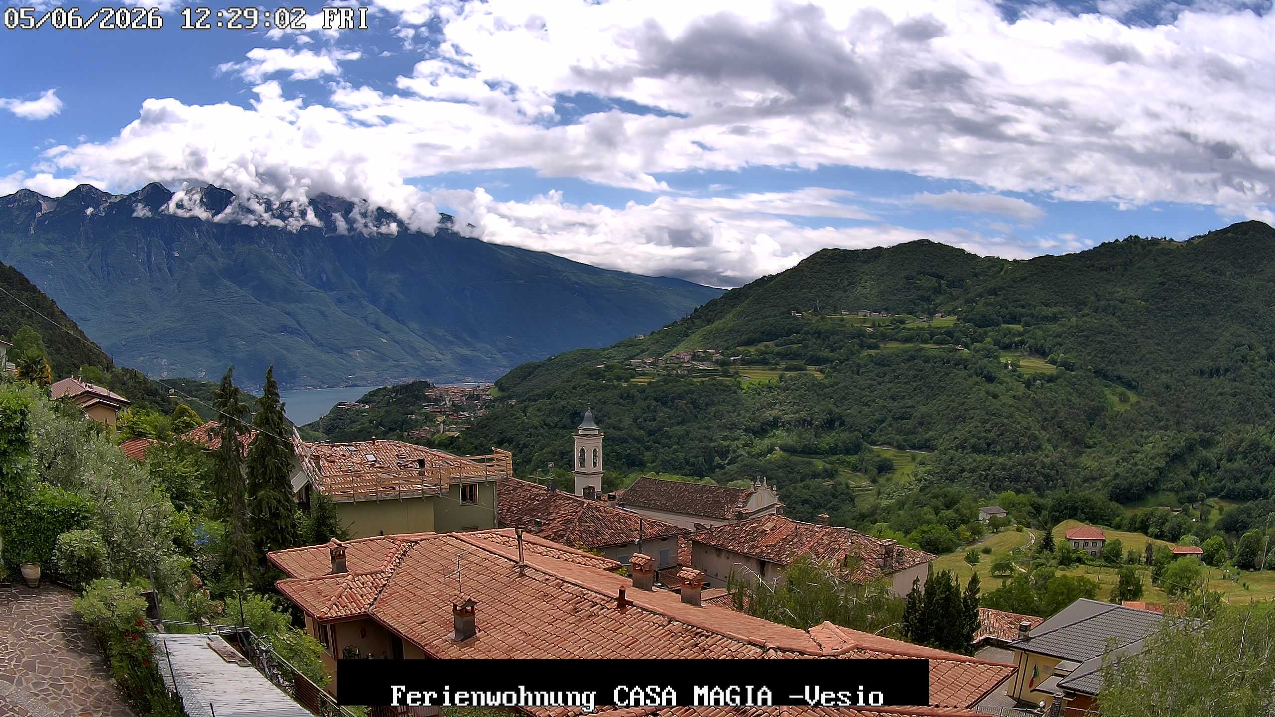 Archived image Webcam Lake Garda Casa Magia, Tremosine sul Garda