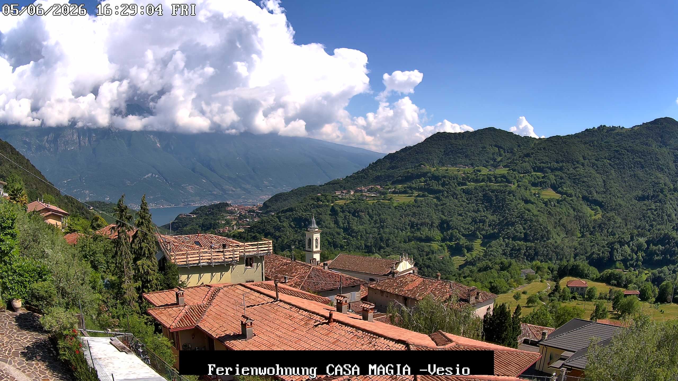 Archived image Webcam Lake Garda Casa Magia, Tremosine sul Garda