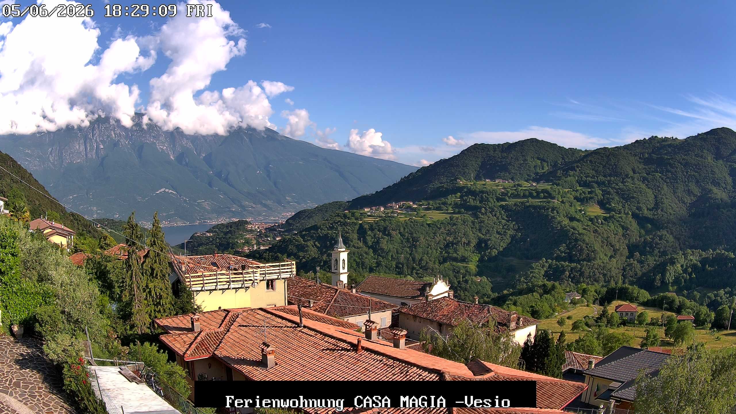 Archived image Webcam Lake Garda Casa Magia, Tremosine sul Garda
