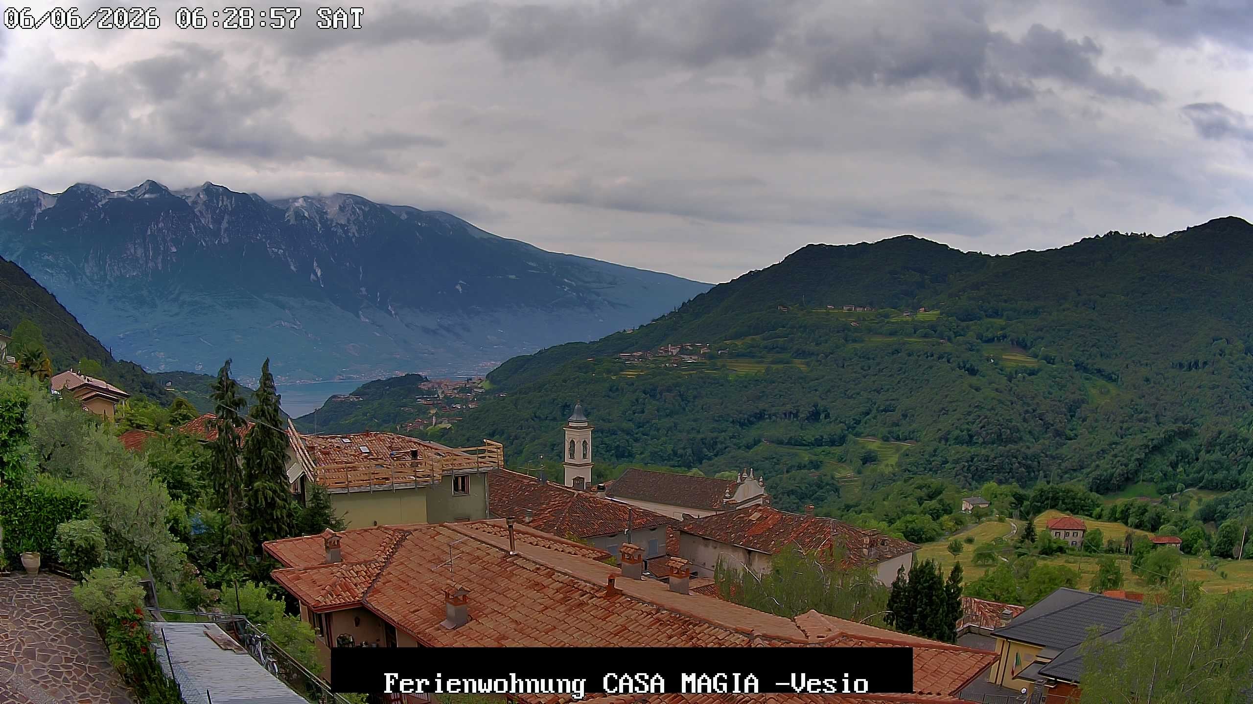 Archiv Foto Webcam Casa Magia in Vesio, Tremosine sul Garda