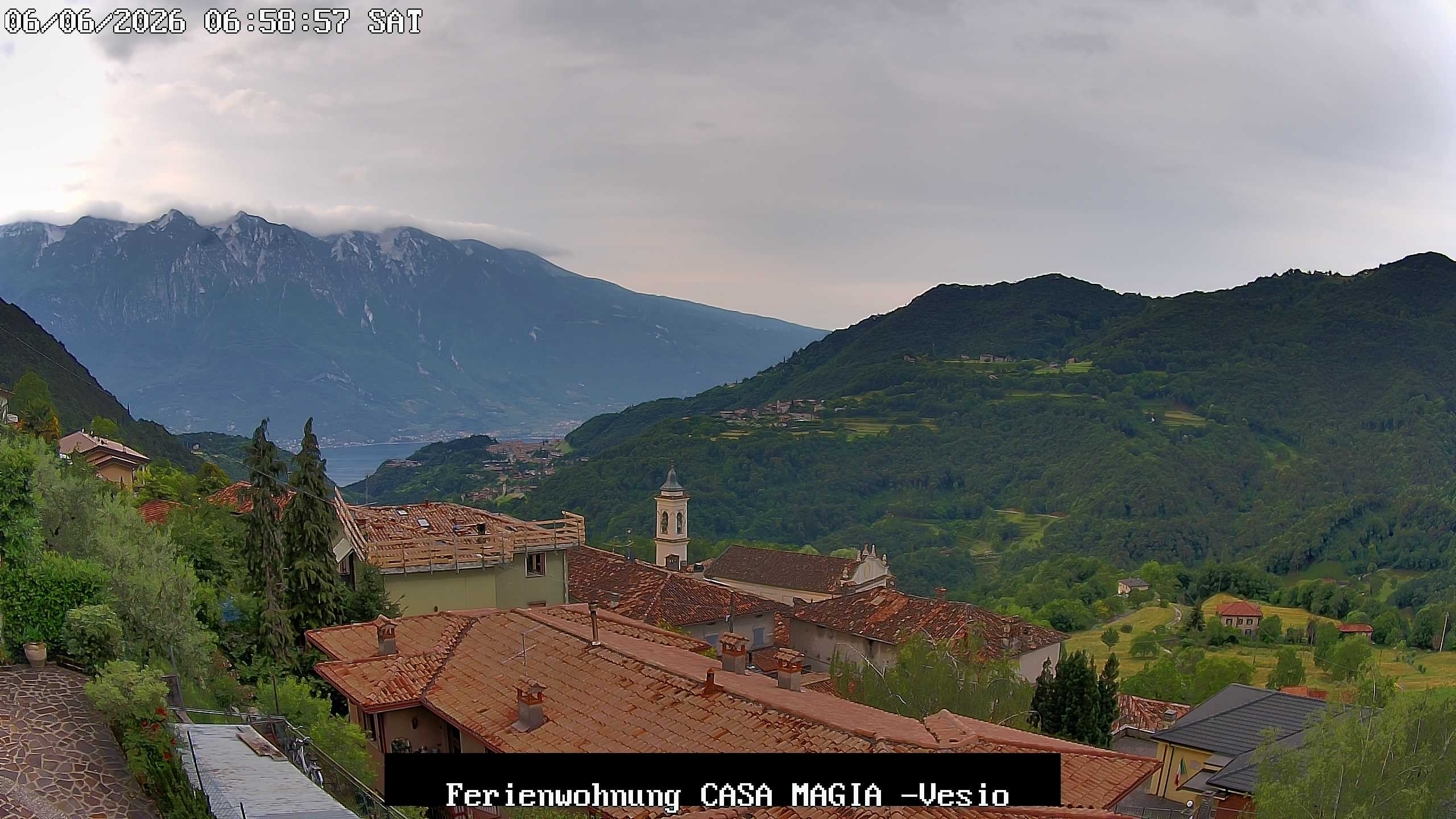 Archiv Foto Webcam Casa Magia in Vesio, Tremosine sul Garda