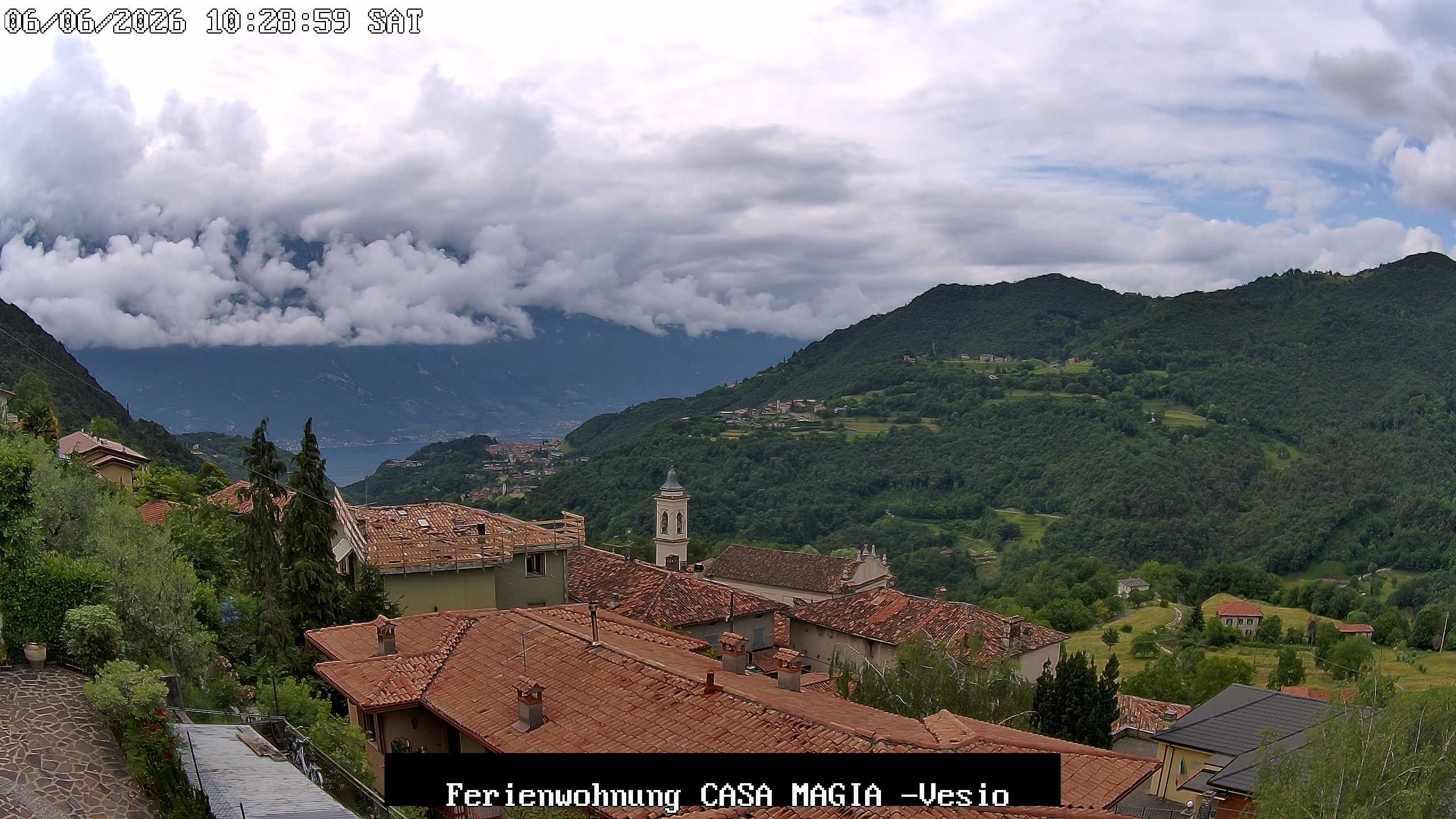 Archiv Foto Webcam Casa Magia in Vesio, Tremosine sul Garda