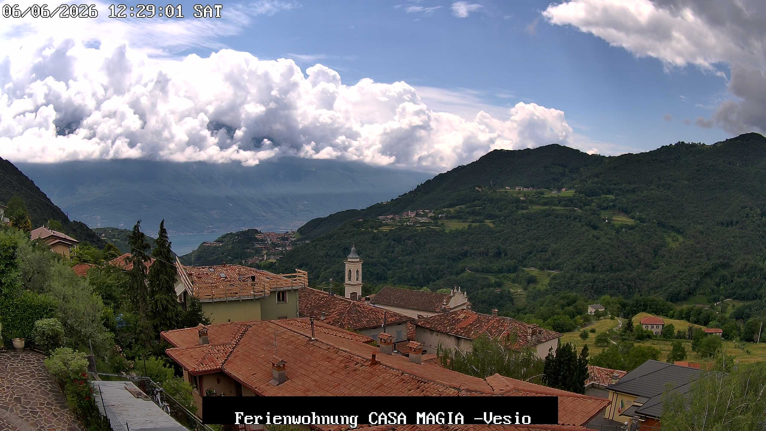 Archiv Foto Webcam Casa Magia in Vesio, Tremosine sul Garda